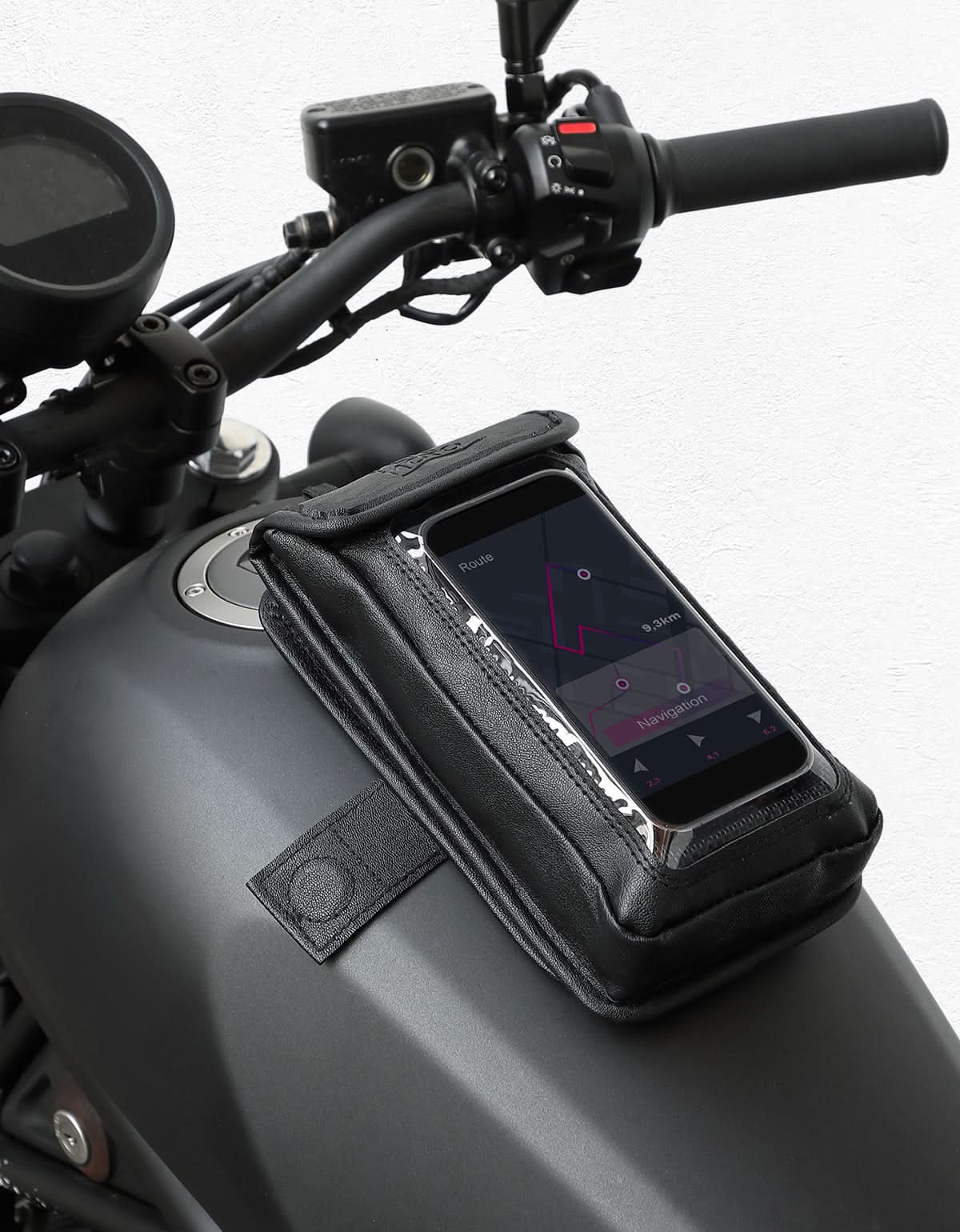 Kemimoto 6.9 pollici borsa serbatoio magnetica pelle PU