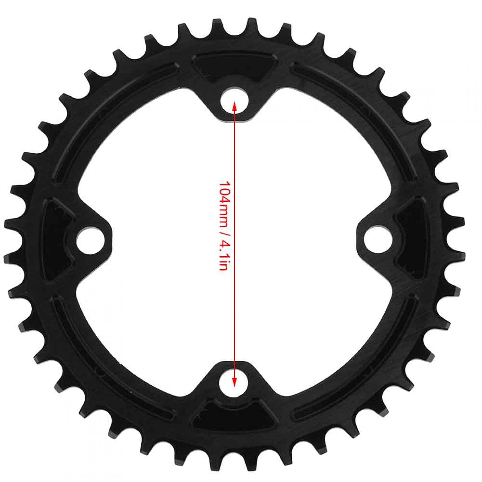 Kuuleyn corona bici 40T BCD 104mm alluminio nero stretta-larga