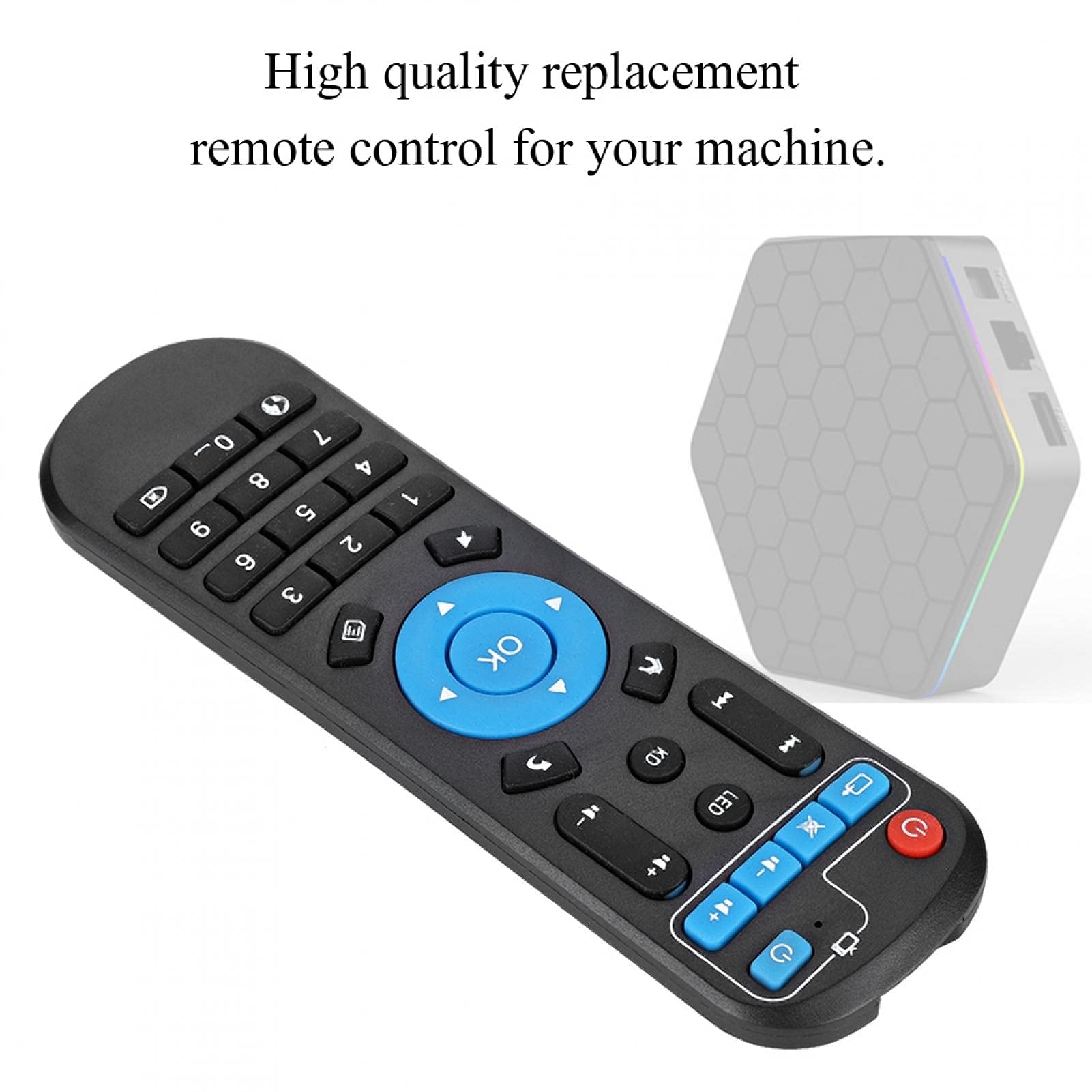 Kuuleyn T95Z Plus telecomando box TV nero 156 mm