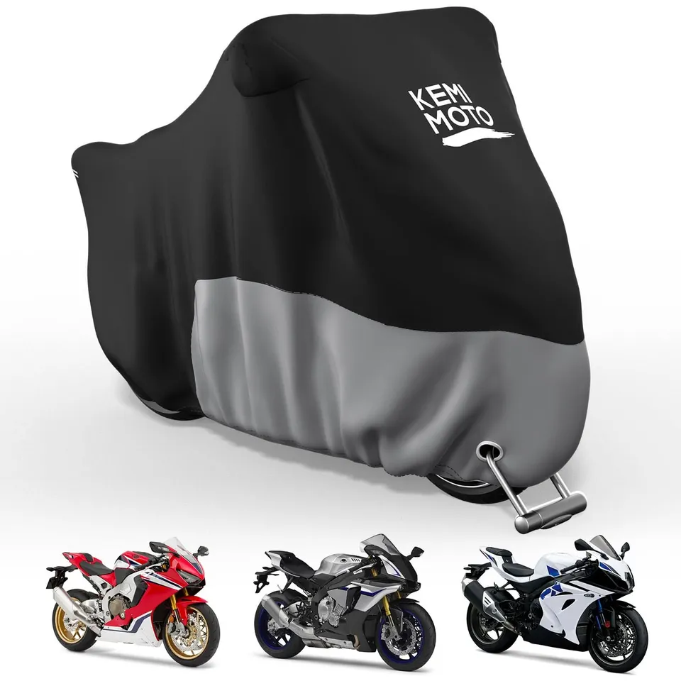 KEMIMOTO 420D Telo Moto Sportiva Impermeabile Antipioggia
