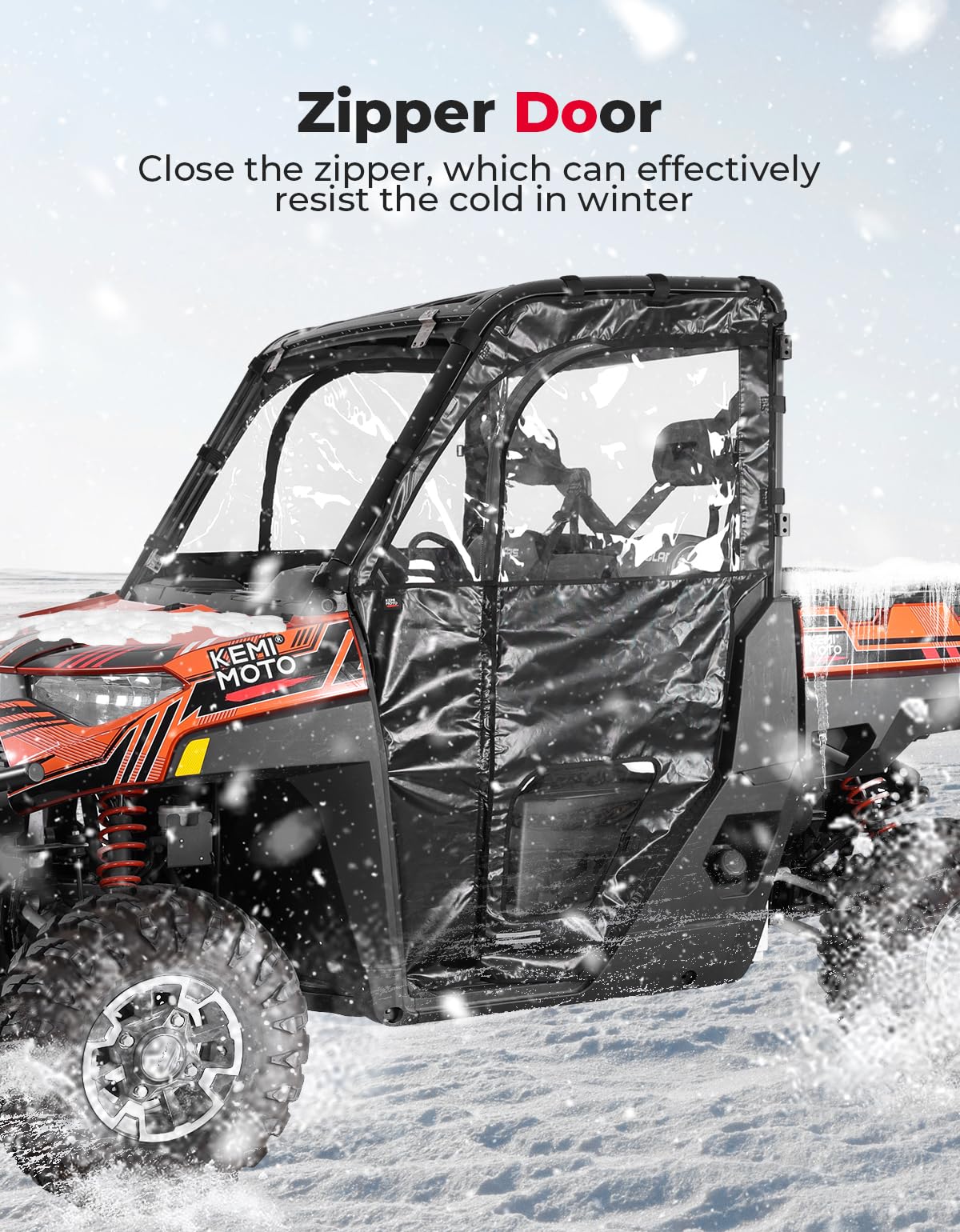 KEMIMOTO Ranger XP 1000 Porte Superiori UTV antipioggia