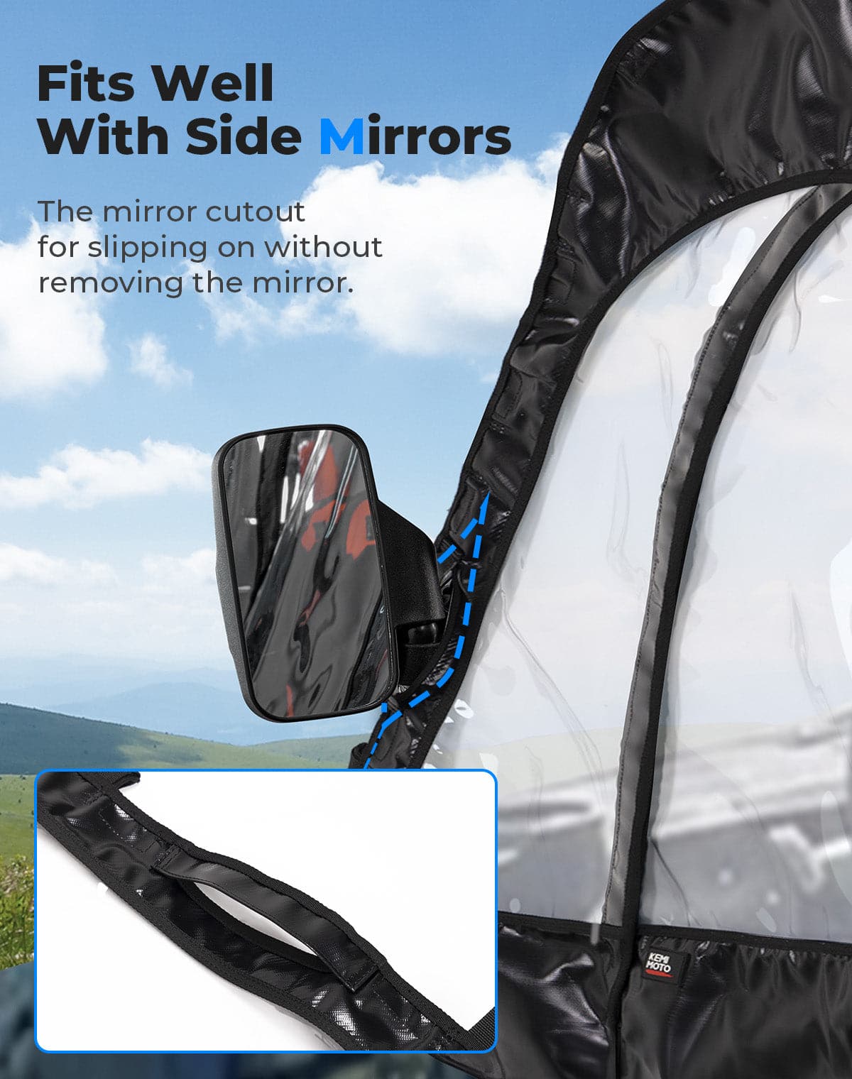 KEMIMOTO Tracker 800SX Crew porte morbide superiori