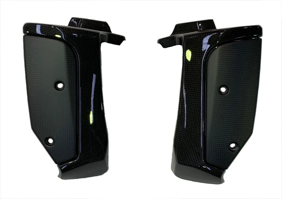 QD Exhaust Indian FTR 1200 kit carbonio lucido-opaco