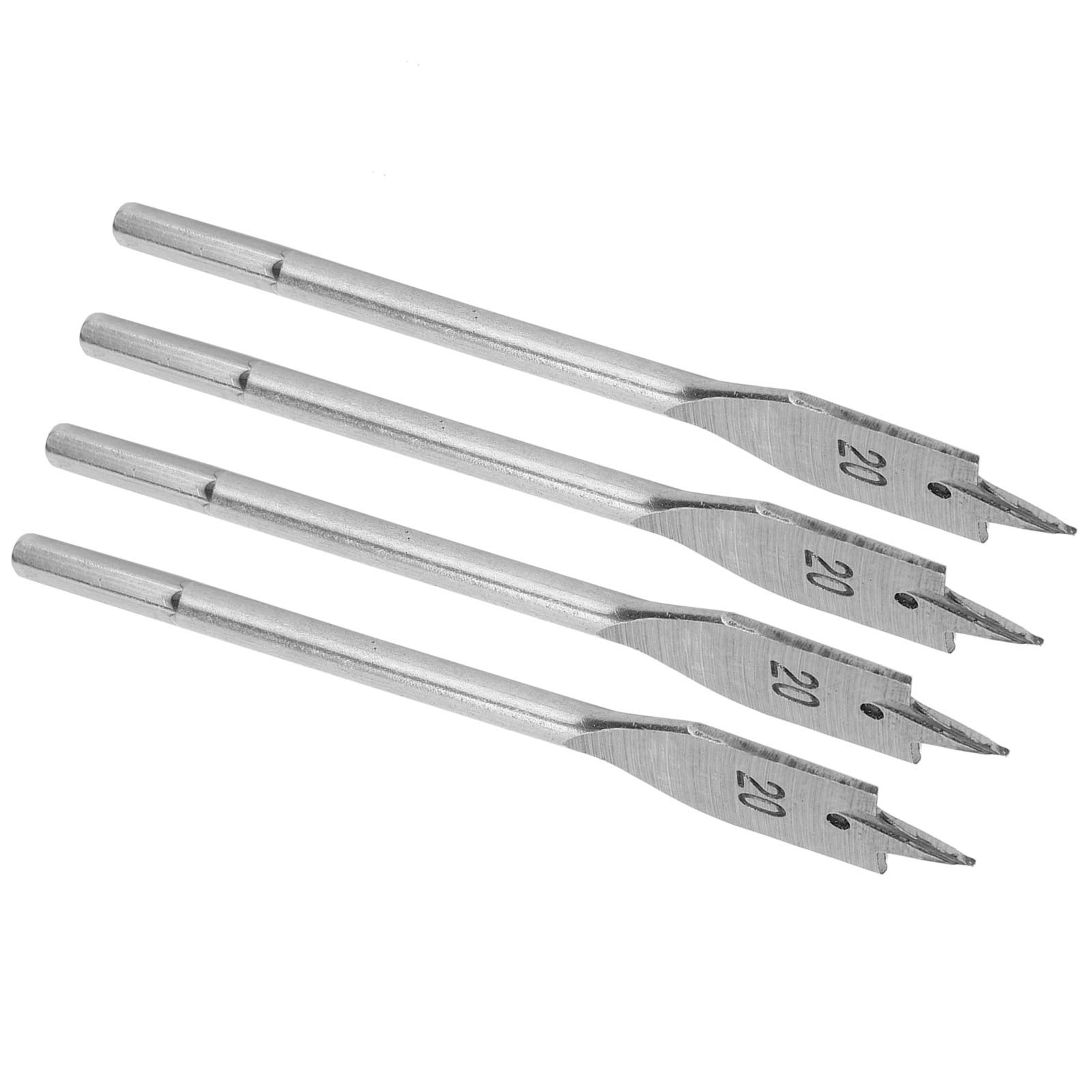 Kuuleyn Set 4 Punte a Paletta Legno 20 mm Acciaio
