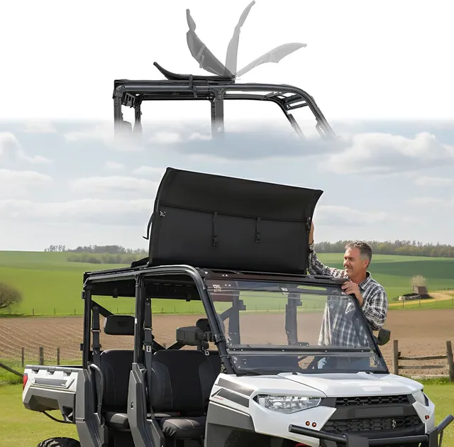 Kemimoto tetto morbido Polaris Ranger Crew XP 1000 pieghevole PVC