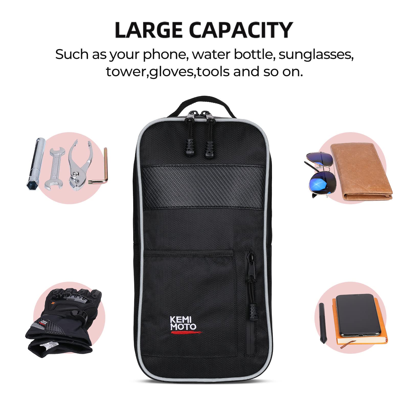 KEMIMOTO Talon 1000 kit sponda cassone + borsa centrale