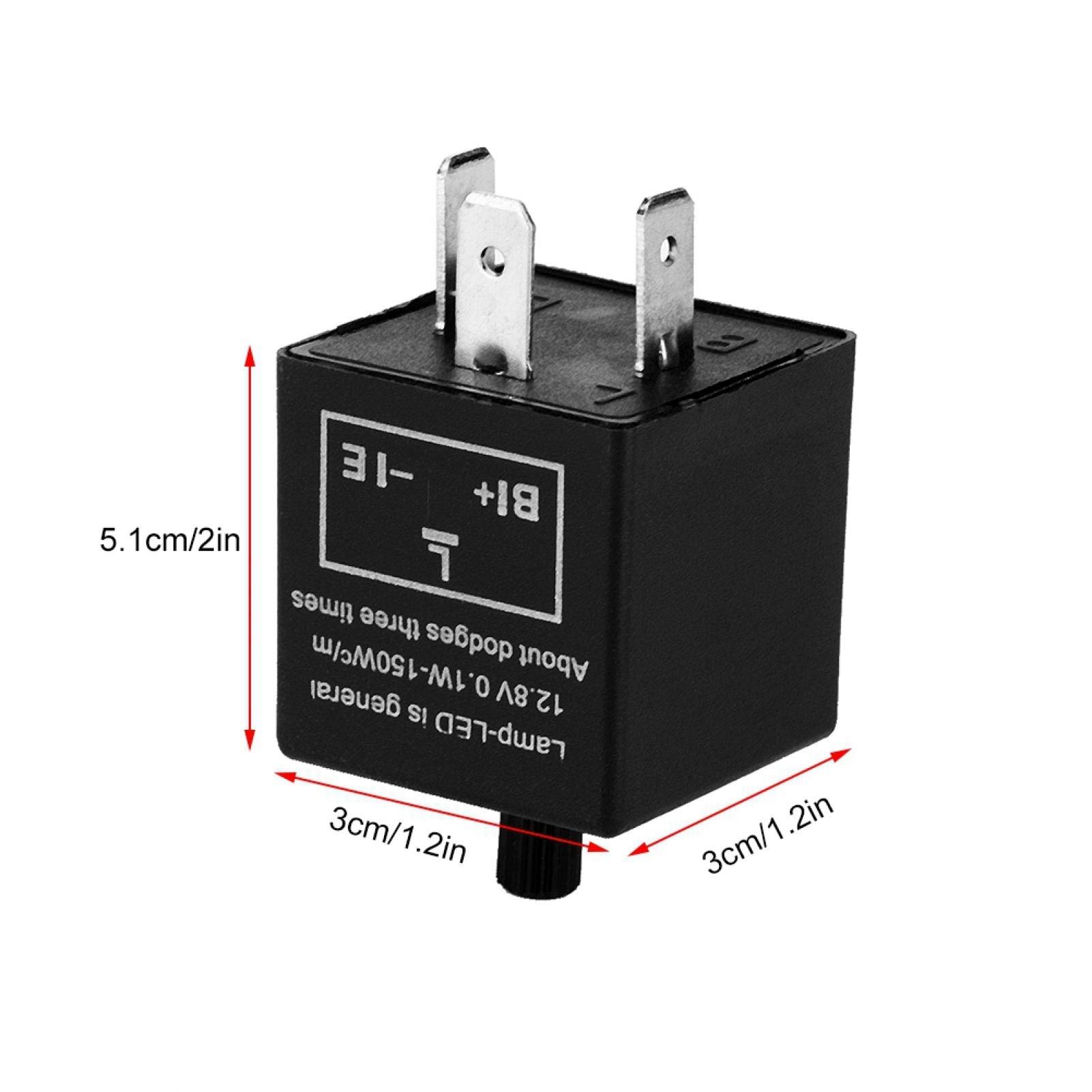 Kuuleyn Relè Frecce LED 3 Pin 12V Regolabile