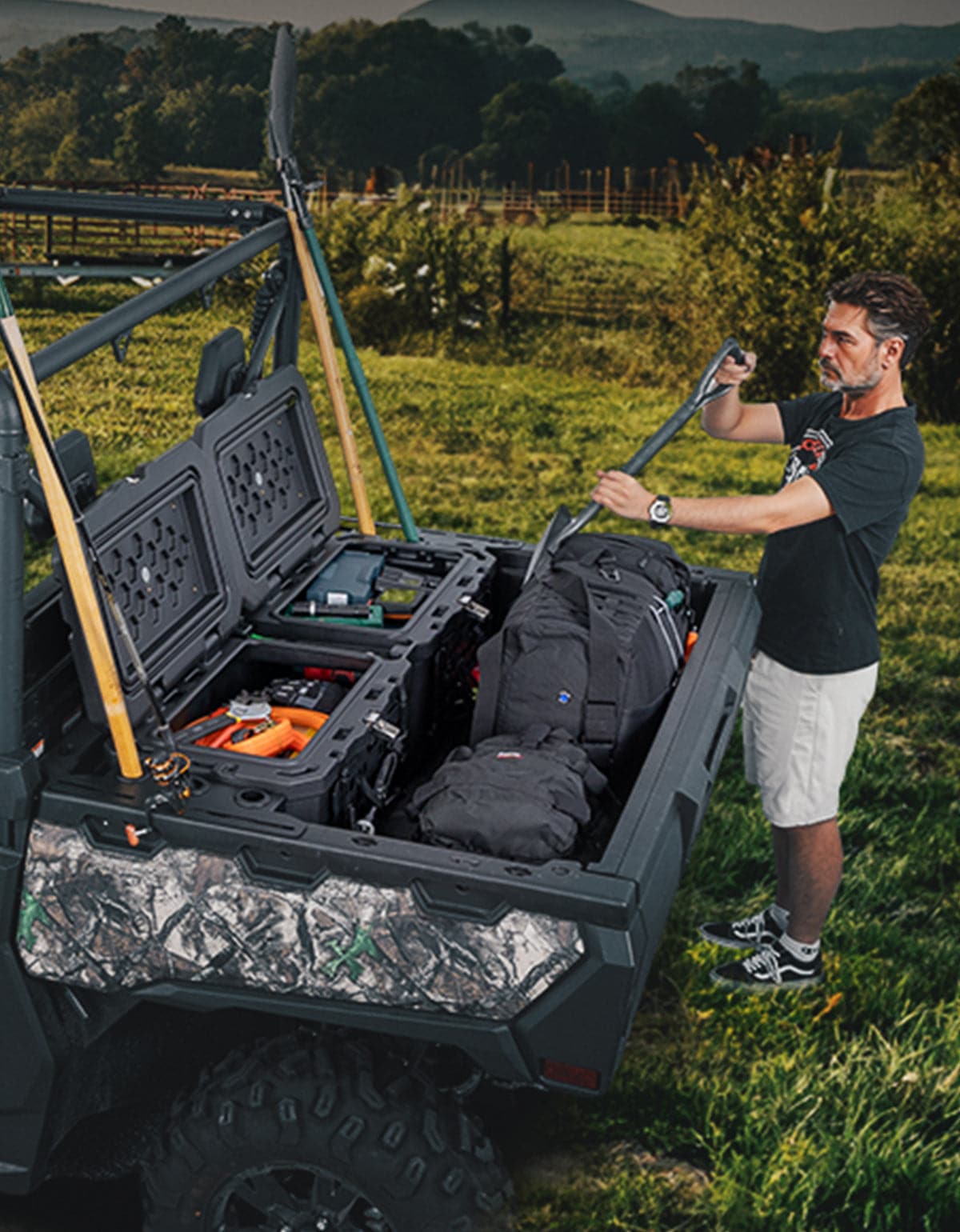 KEMIMOTO Bauletto Cassone UTV 110L CFMOTO Uforce Lucchettabile