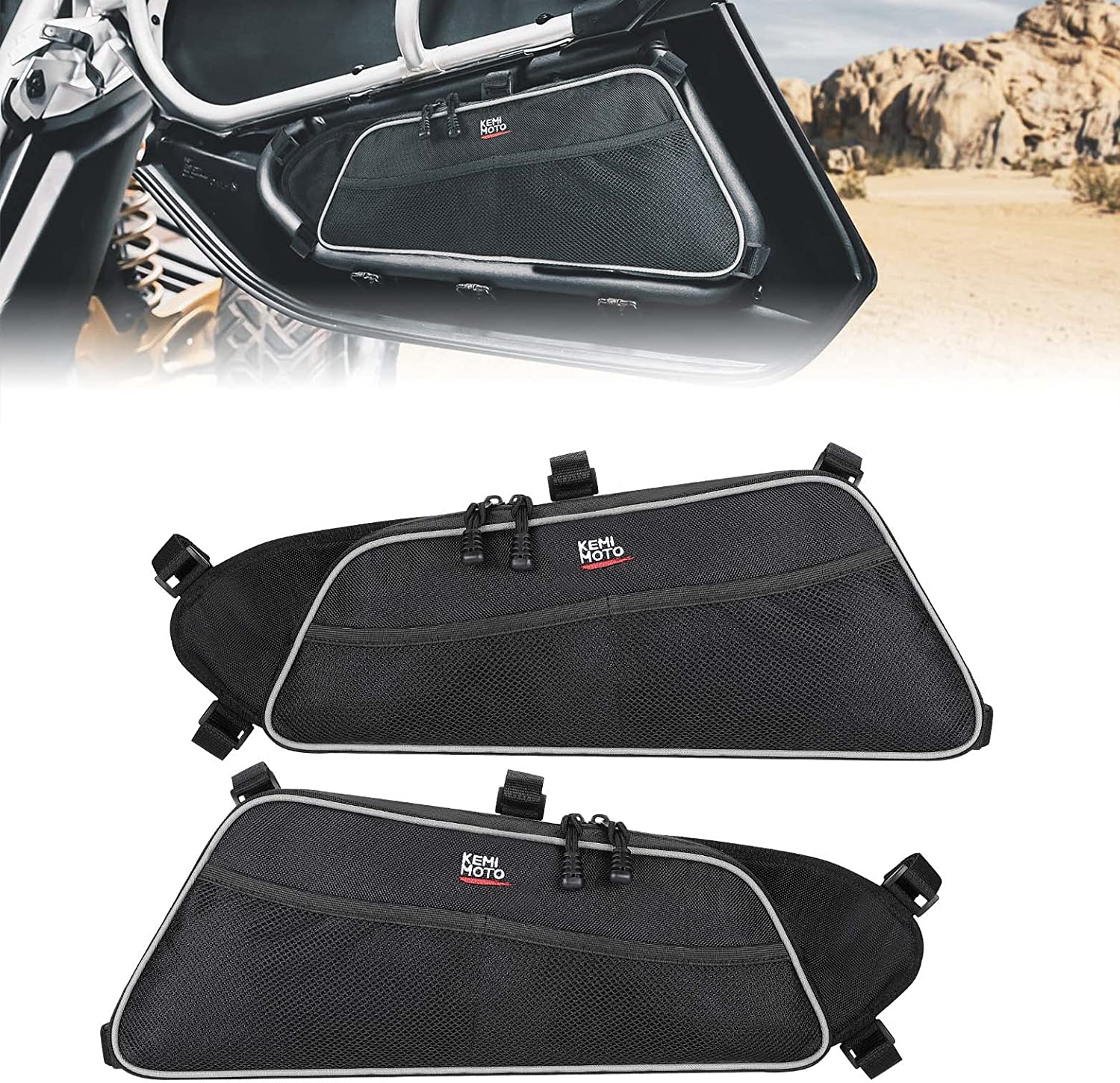 KEMIMOTO Borse Porta Can-Am Maverick X3 2 pezzi idrorepellenti