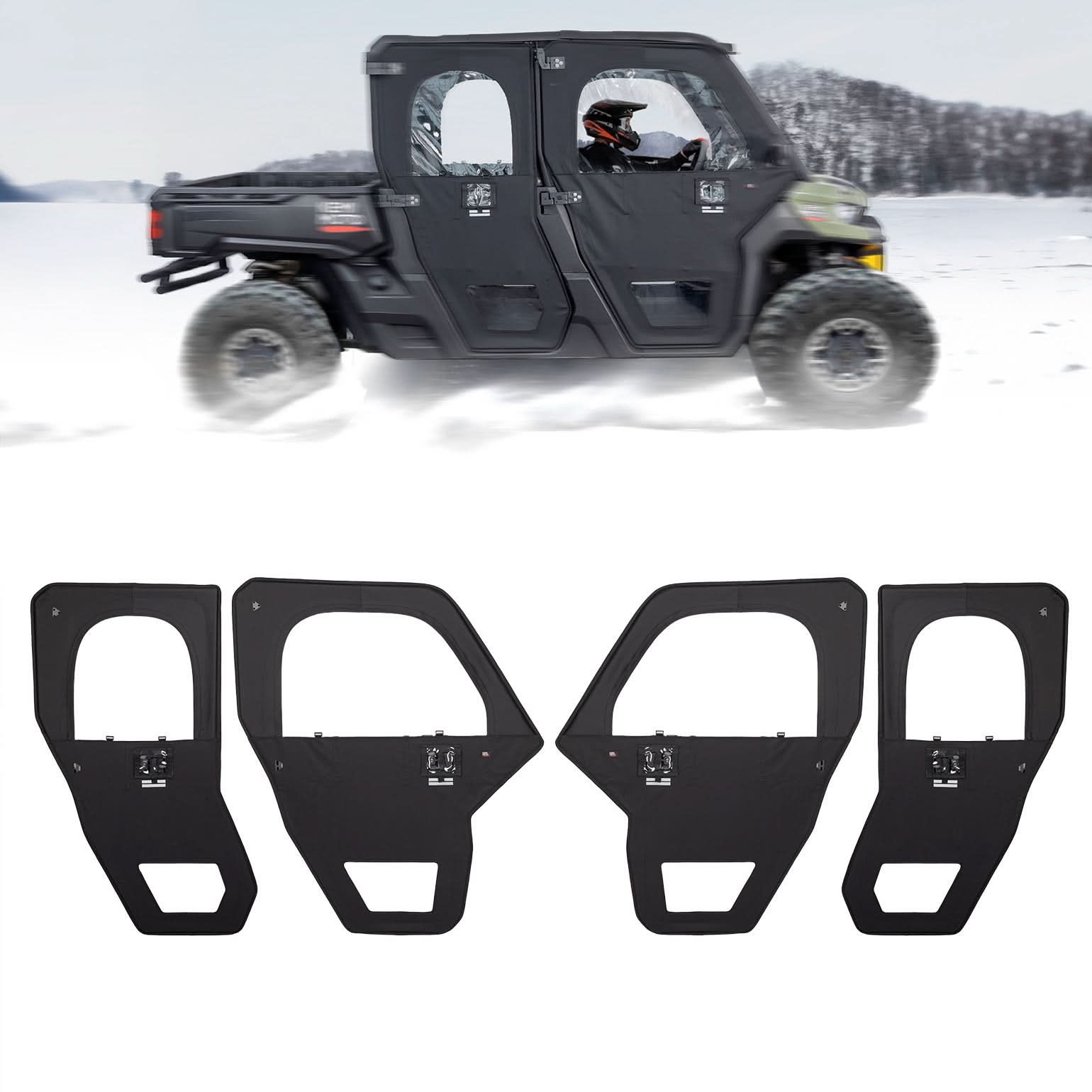 KEMIMOTO Defender Max HD7/8/9/10 porte kit completo antivento