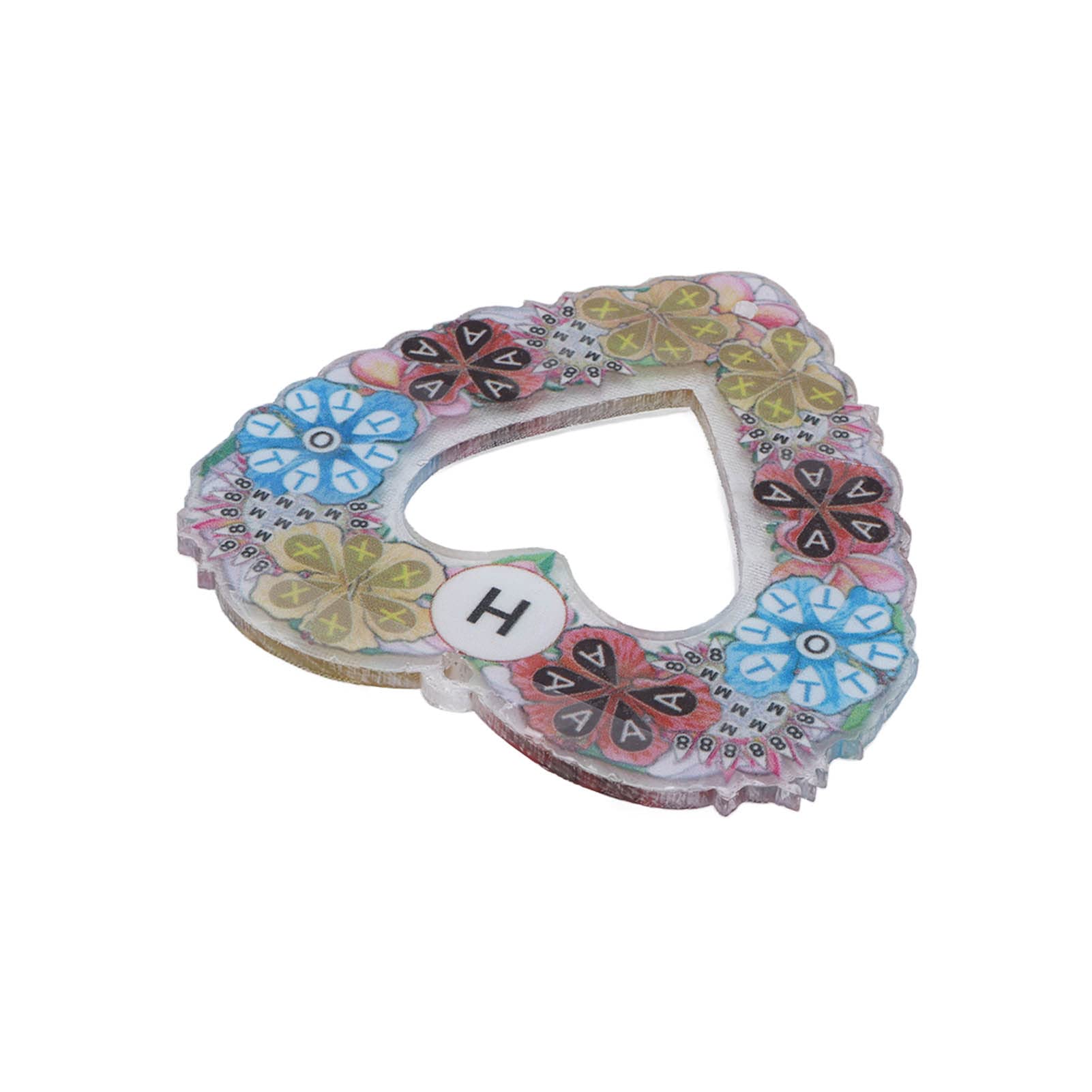 AOWINHIT Ciondolo Diamond Painting Cuore Kit Finestra Fai Da Te