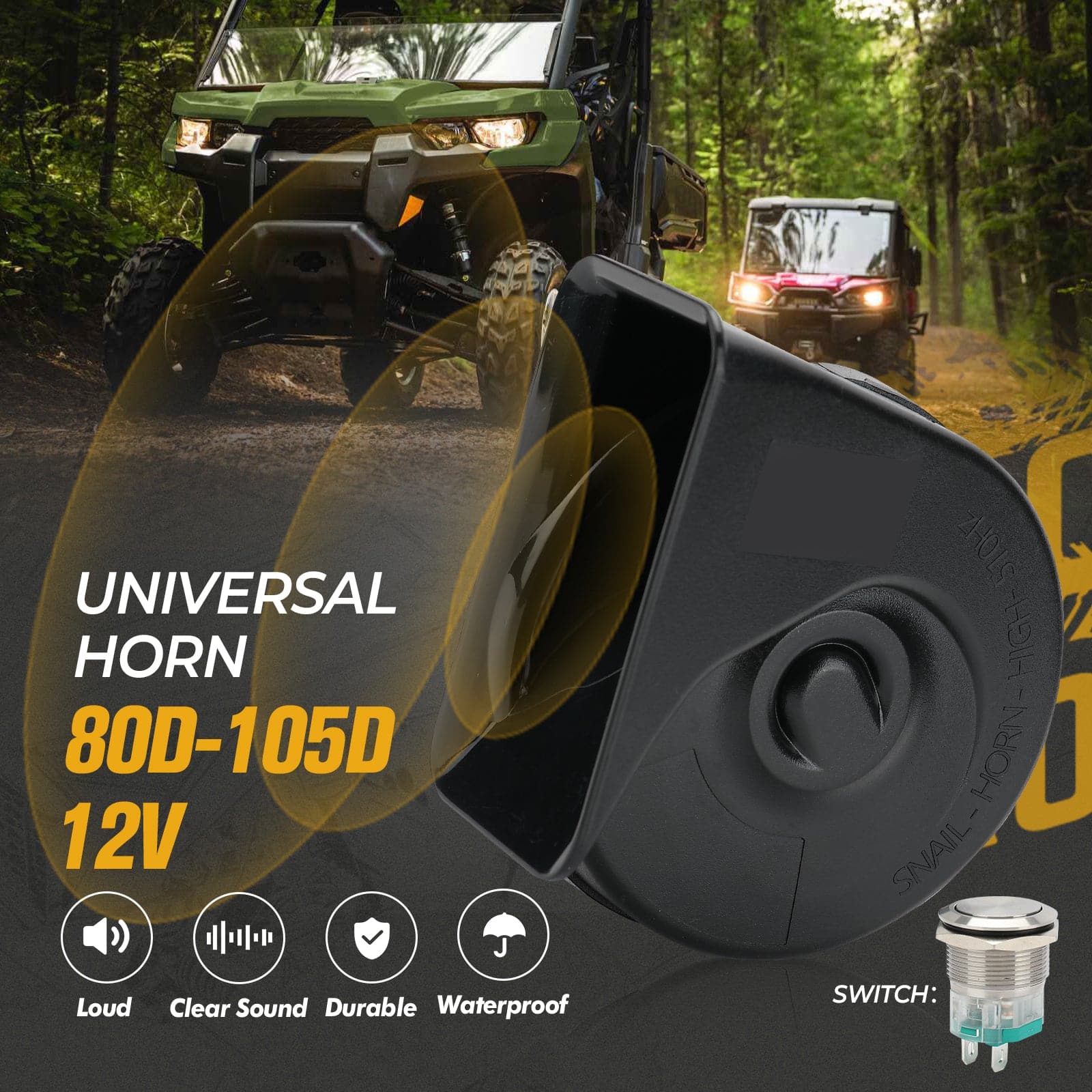 KEMIMOTO UTV kit frecce indicatori direzione universale