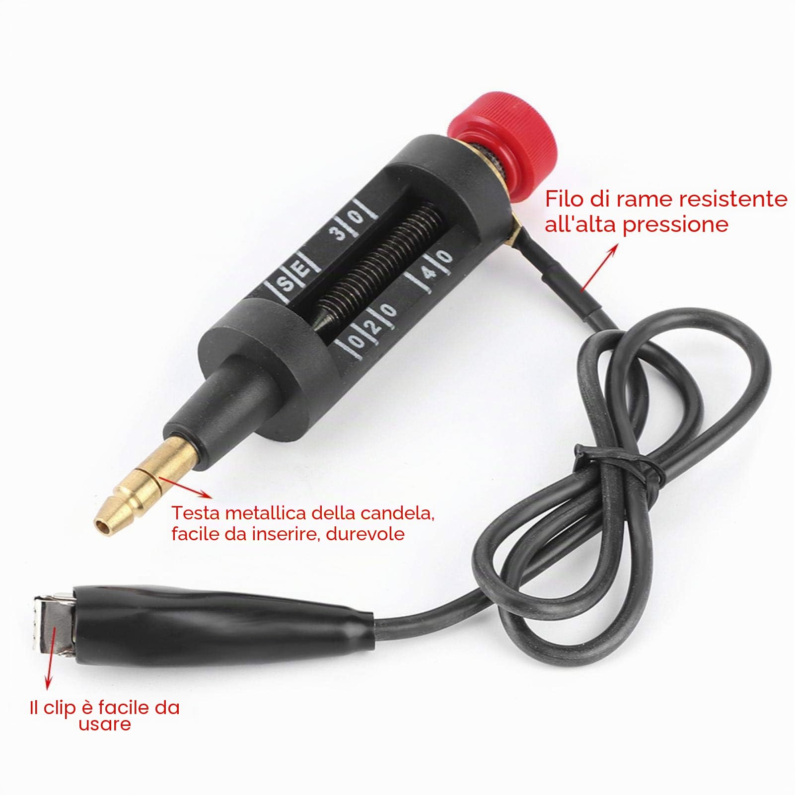 Kuuleyn tester candele accensione auto regolabile con cavo