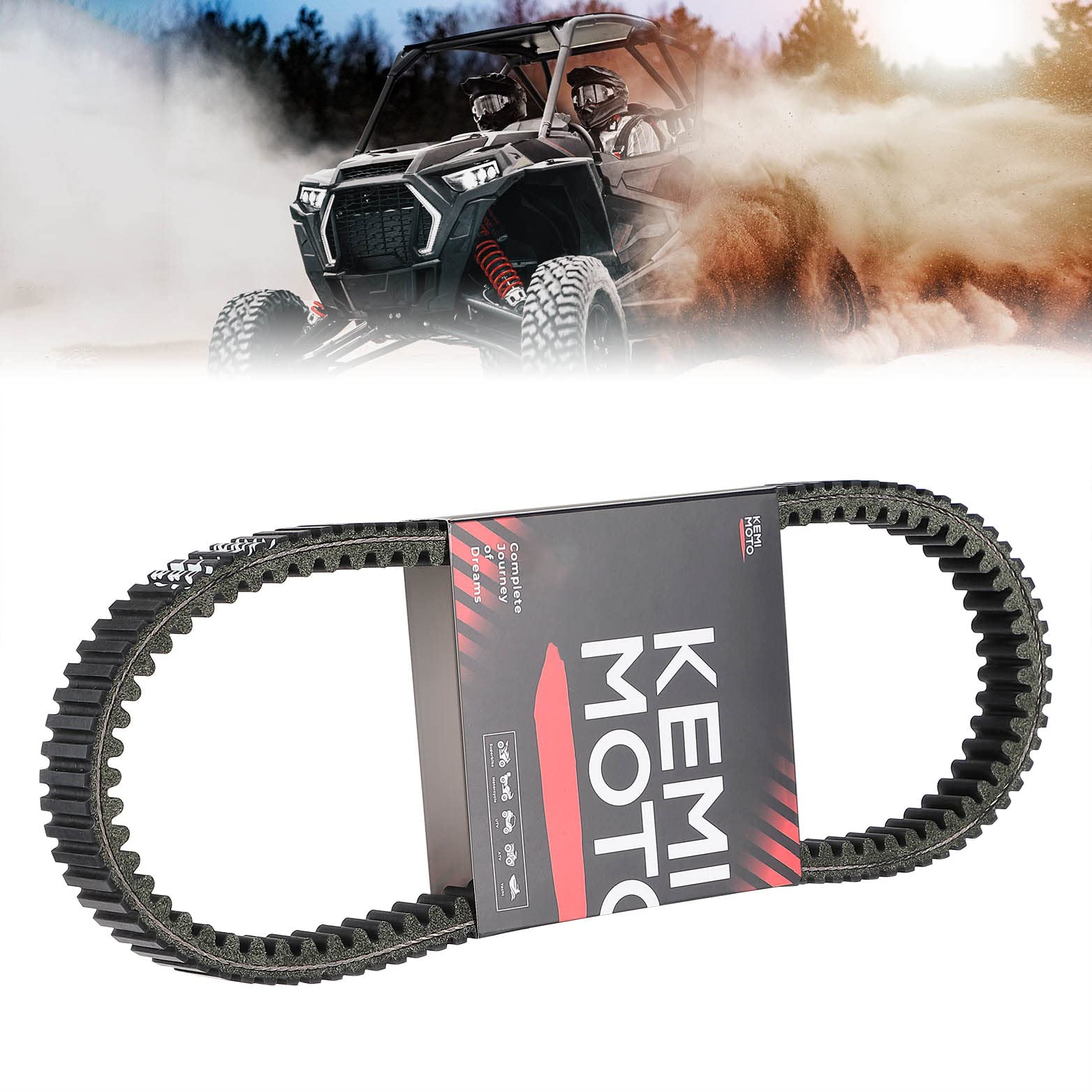 Kemimoto cinghia trasmissione per Polaris RZR XP 1000 rinforzata