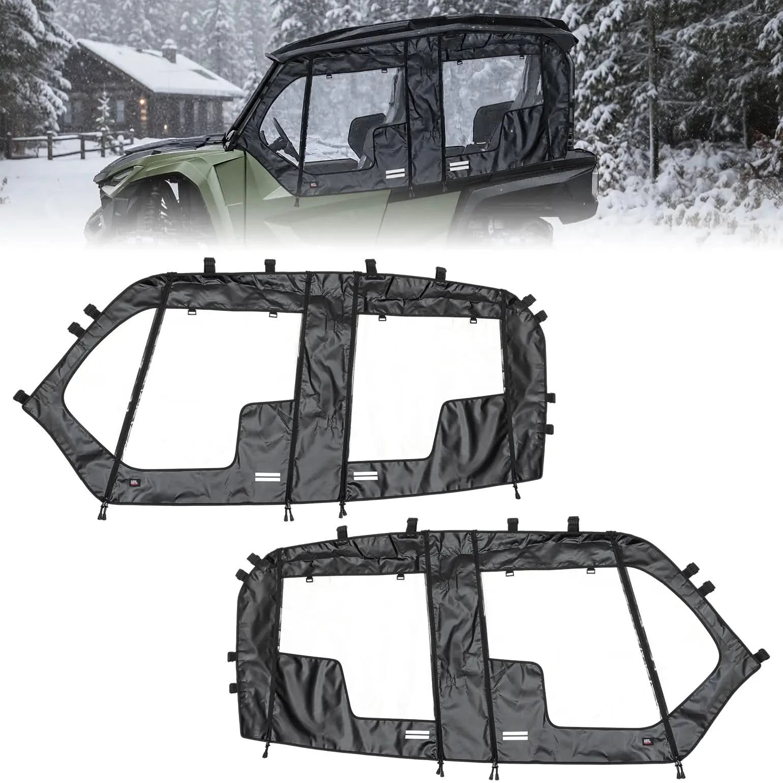 KEMIMOTO Wolverine X4 porte superiori morbide con zip