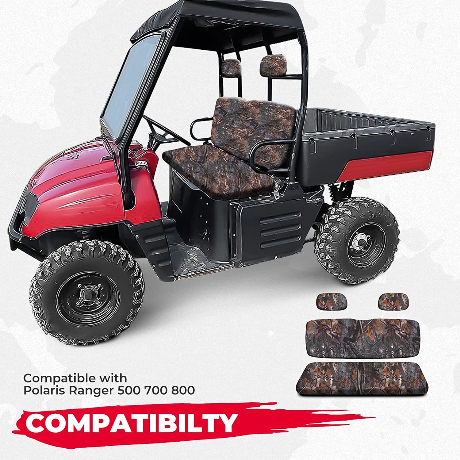 Kemimoto Ranger 500 700 800 coprisedile mimetico 900D