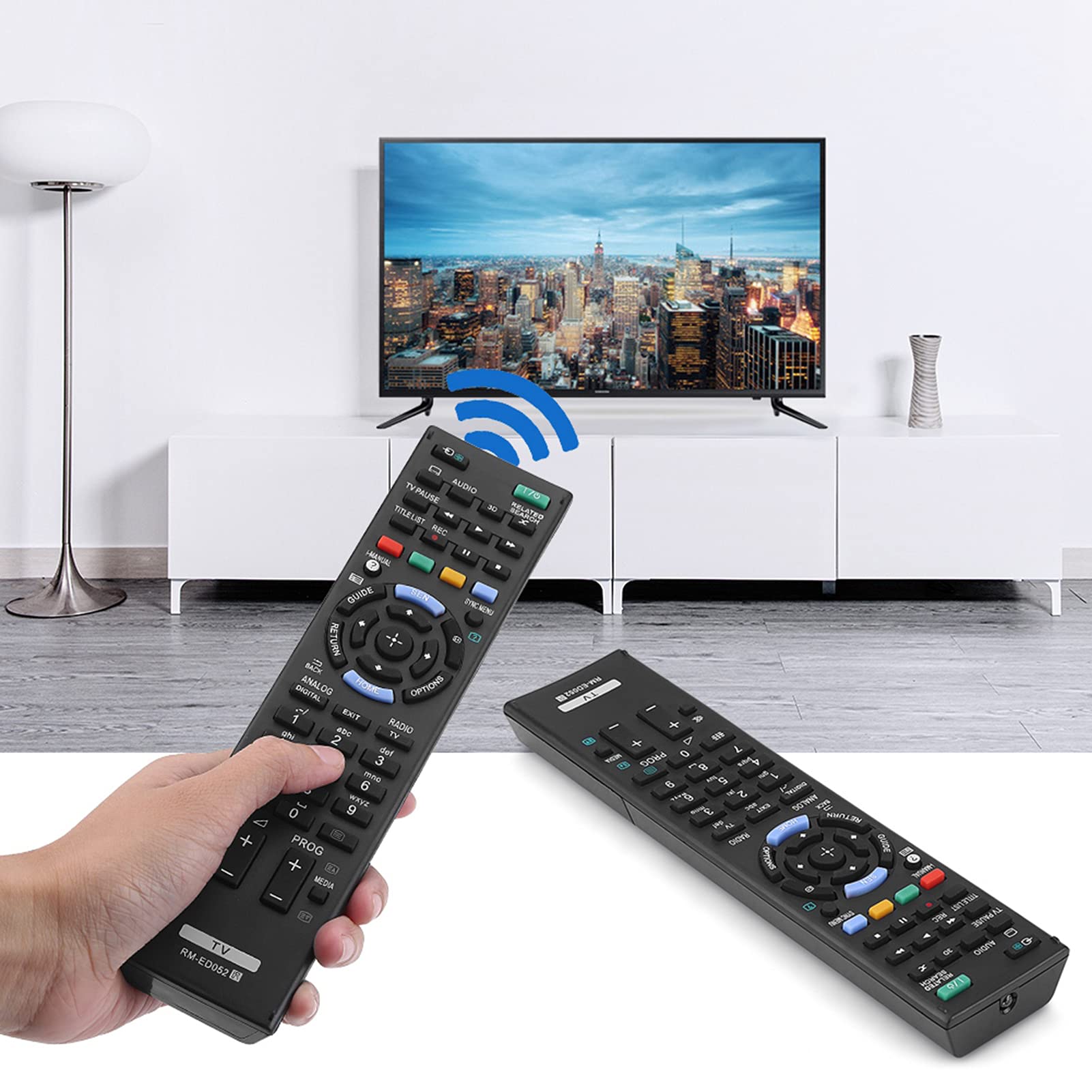 Kuuleyn RM-ED052 Telecomando TV Nero per Sony