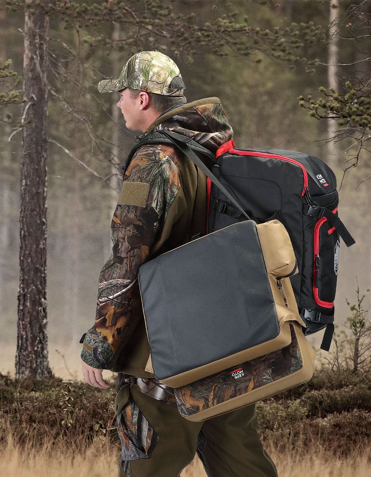 KEMIMOTO Cuscino Riscaldato Caccia Mimetico 10000mAh