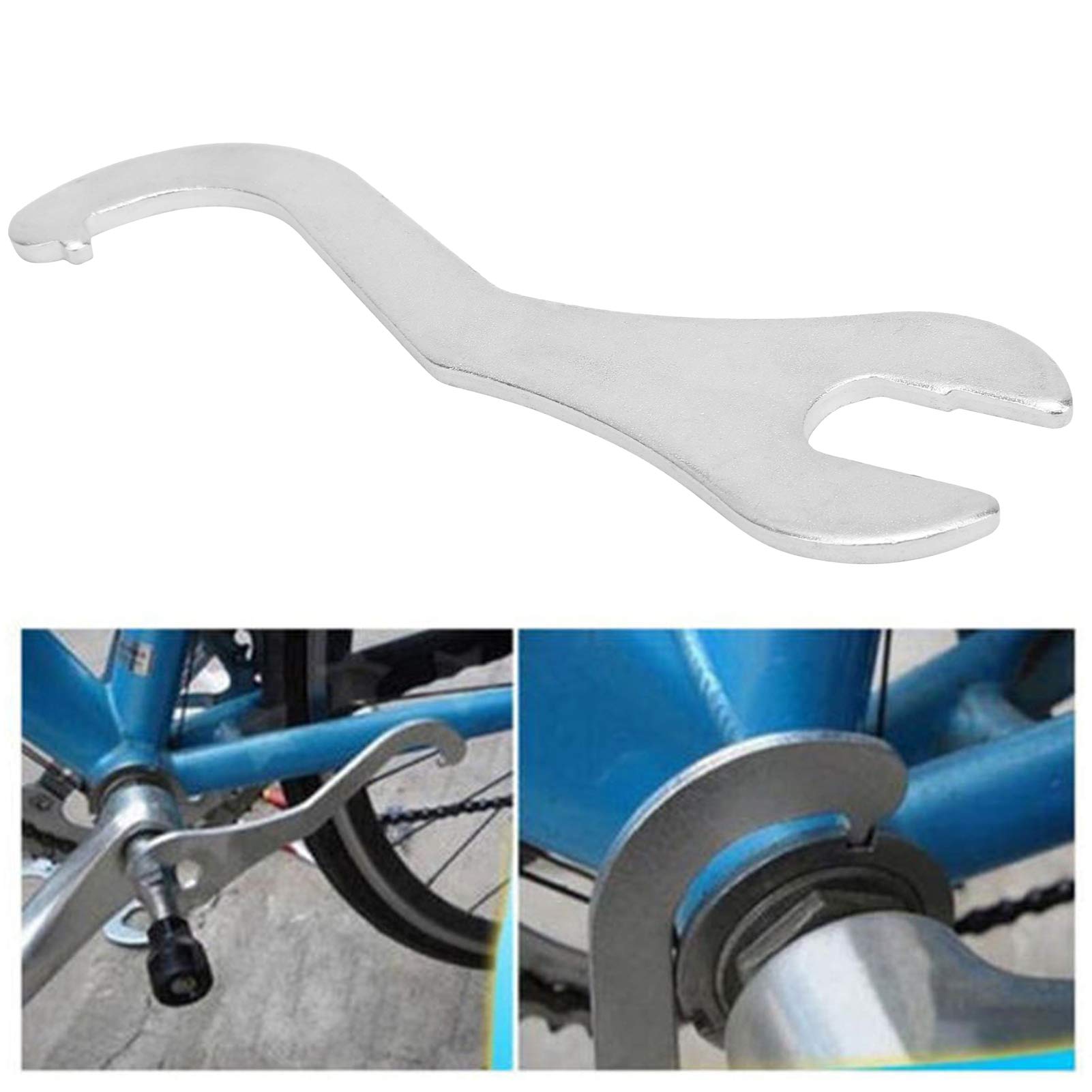 Kuuleyn Chiave Pedali Bici 2 in 1 15/16 mm Acciaio