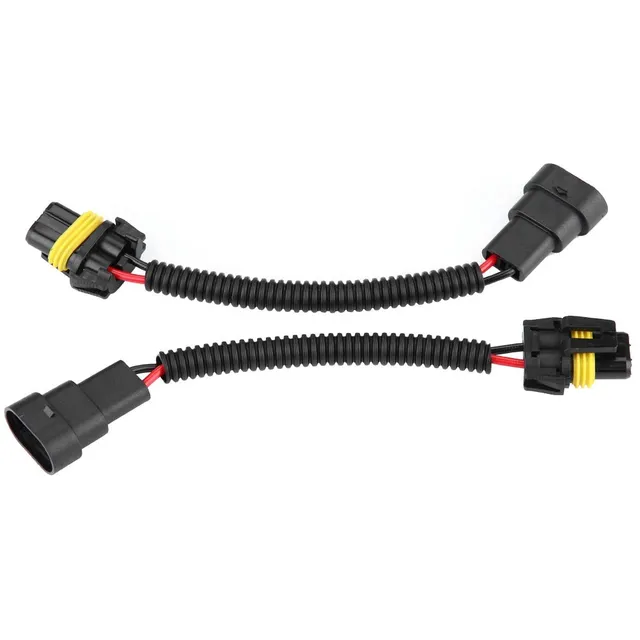 Kuuleyn Cablaggio Faro 9005/9006 Prolunga 2 Pezzi Nero