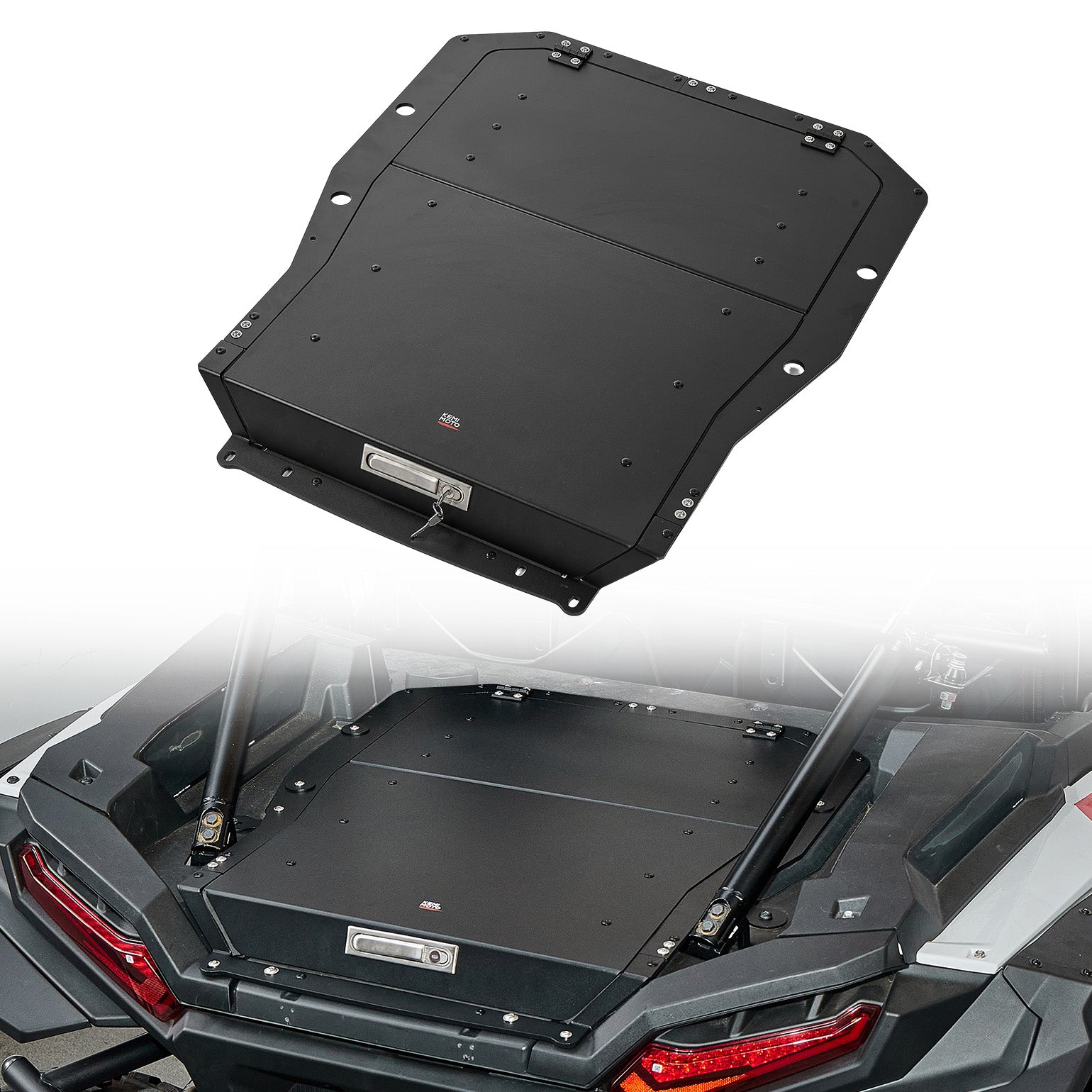 Kemimoto RZR XP 1000 baule cassone posteriore acciaio