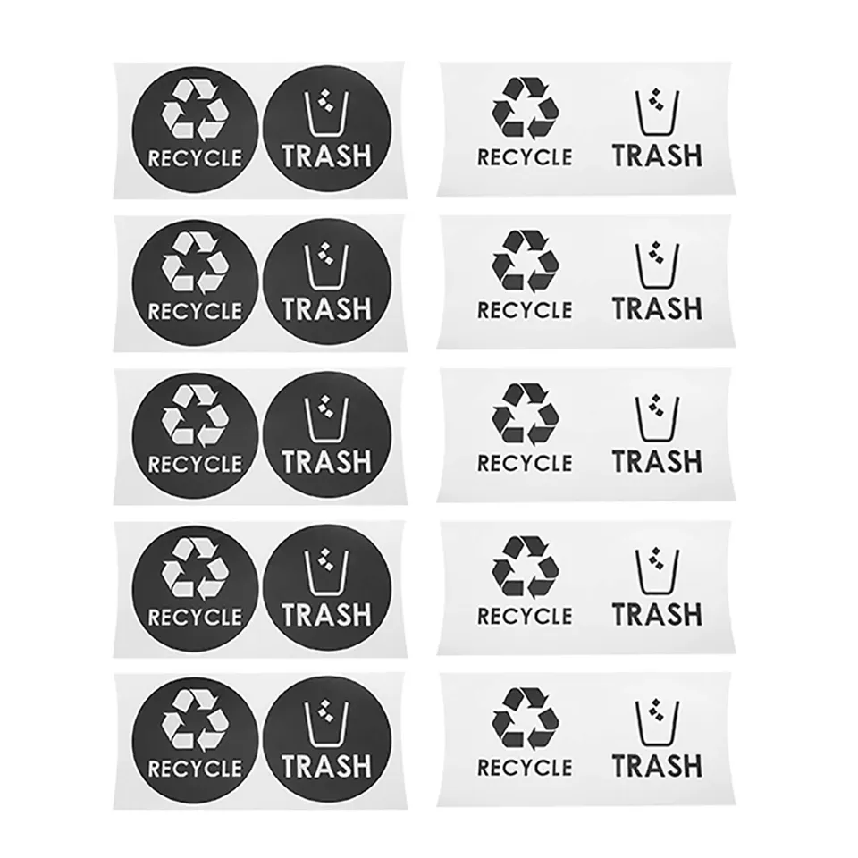 Kuuleyn adesivi raccolta differenziata 20 pezzi PVC
