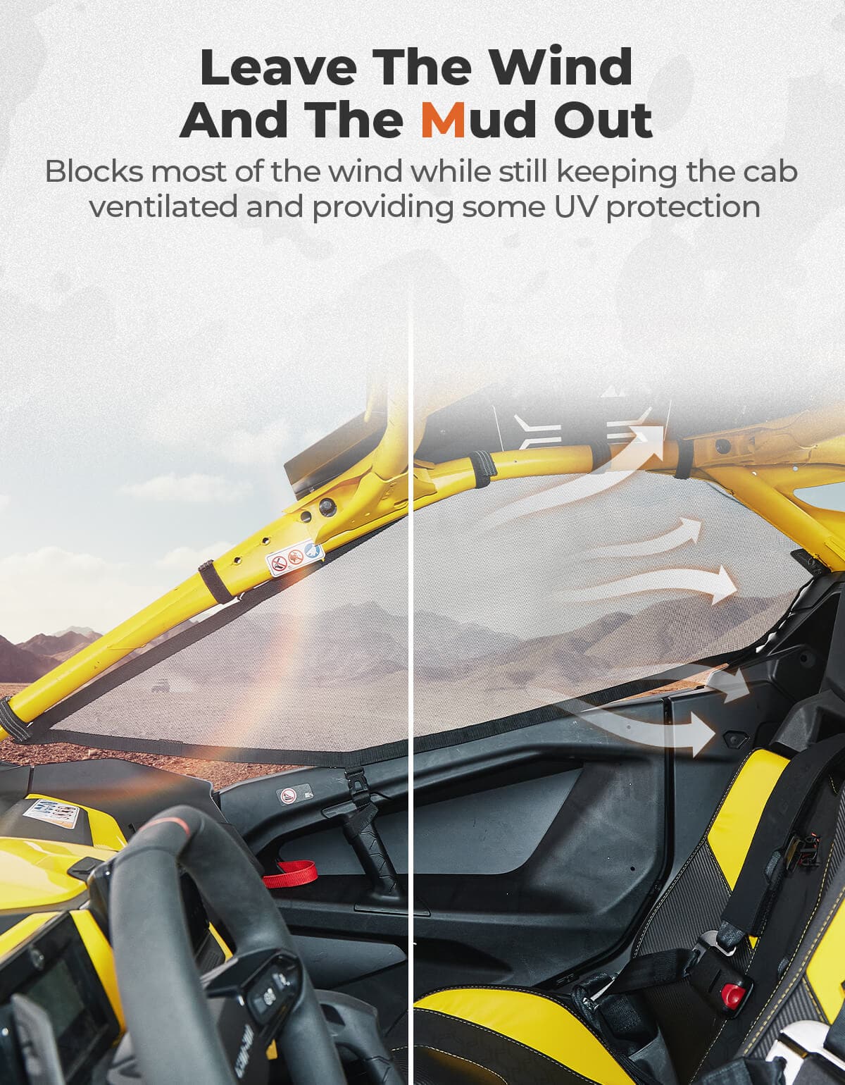 KEMIMOTO Maverick R reti finestrini laterali ventilate