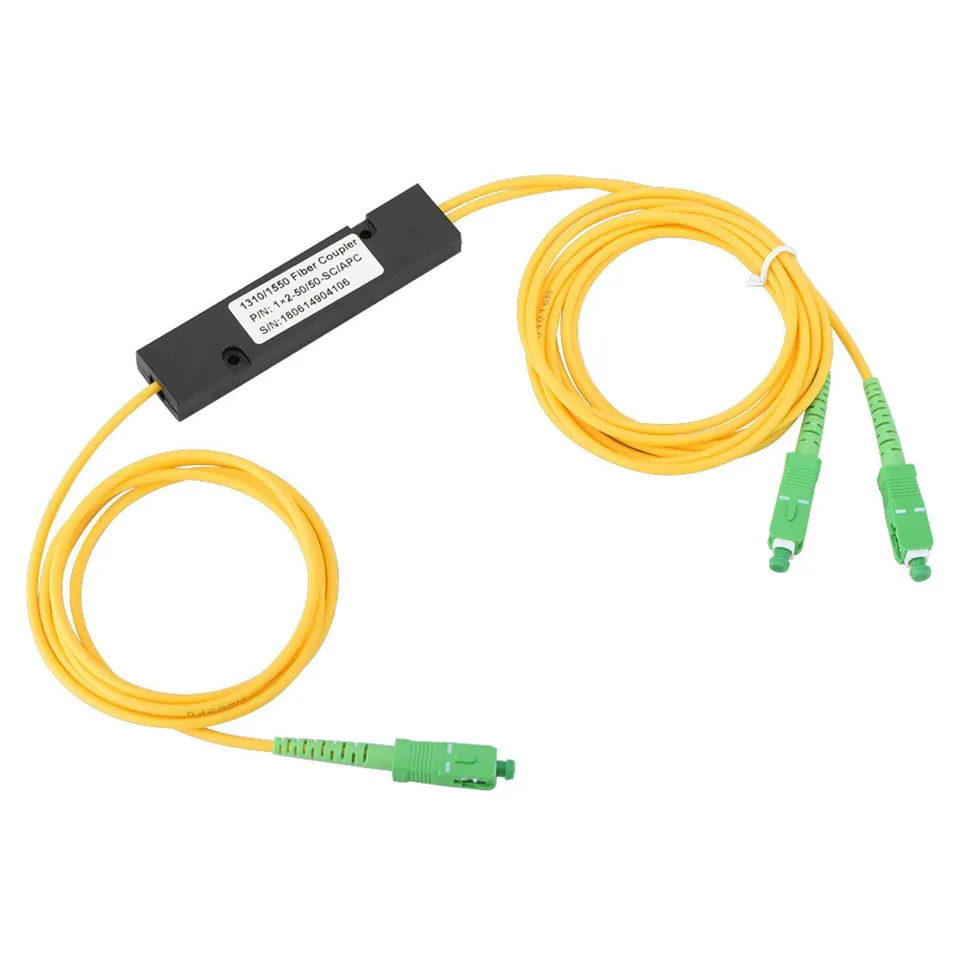 Kuuleyn 1X2 Splitter Fibra Ottica SC APC Monomodale