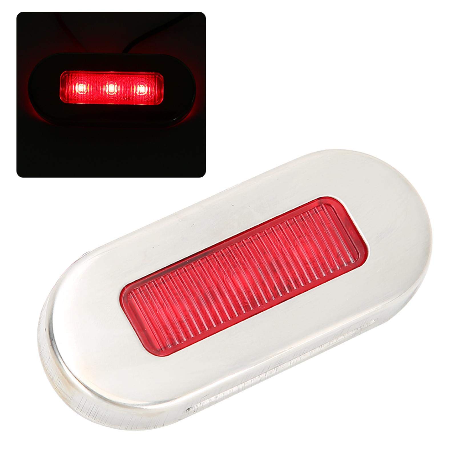 Kuuleyn luce segnalazione barca LED rossa 12V