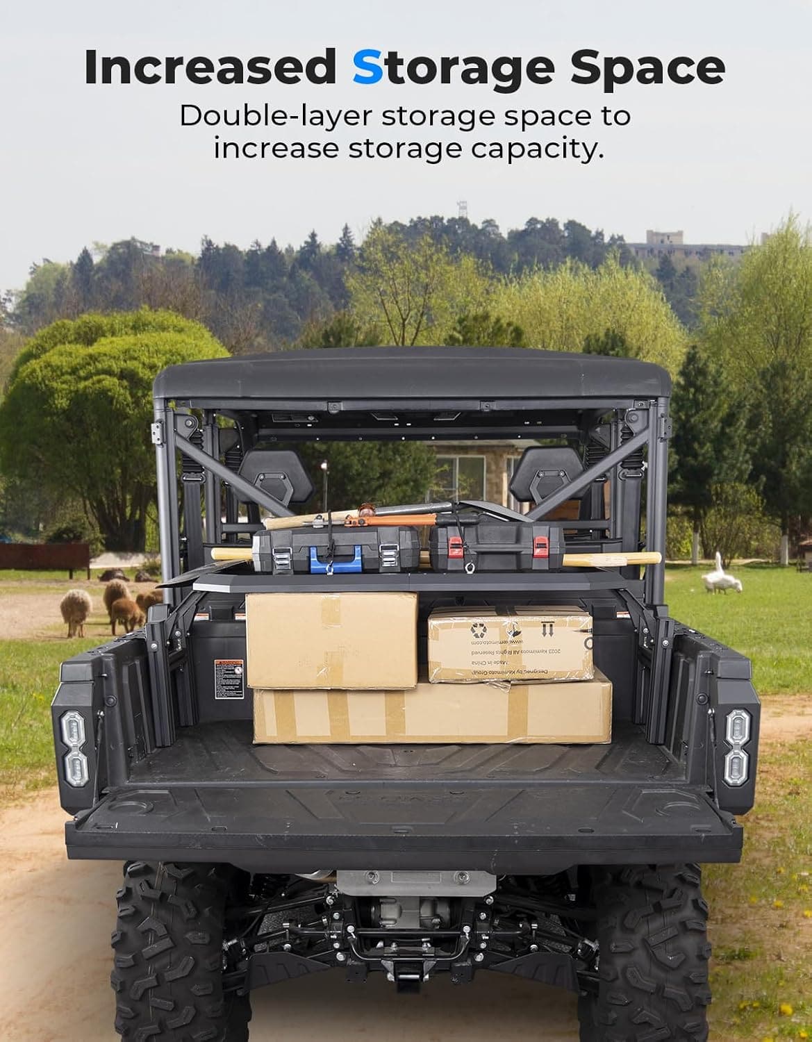 KEMIMOTO UForce 1000 portapacchi posteriore alluminio regolabile