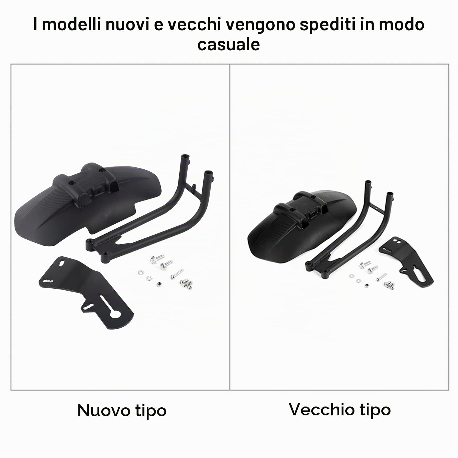 Kuuleyn Parafango Posteriore Moto 12-18 Pollici Acciaio
