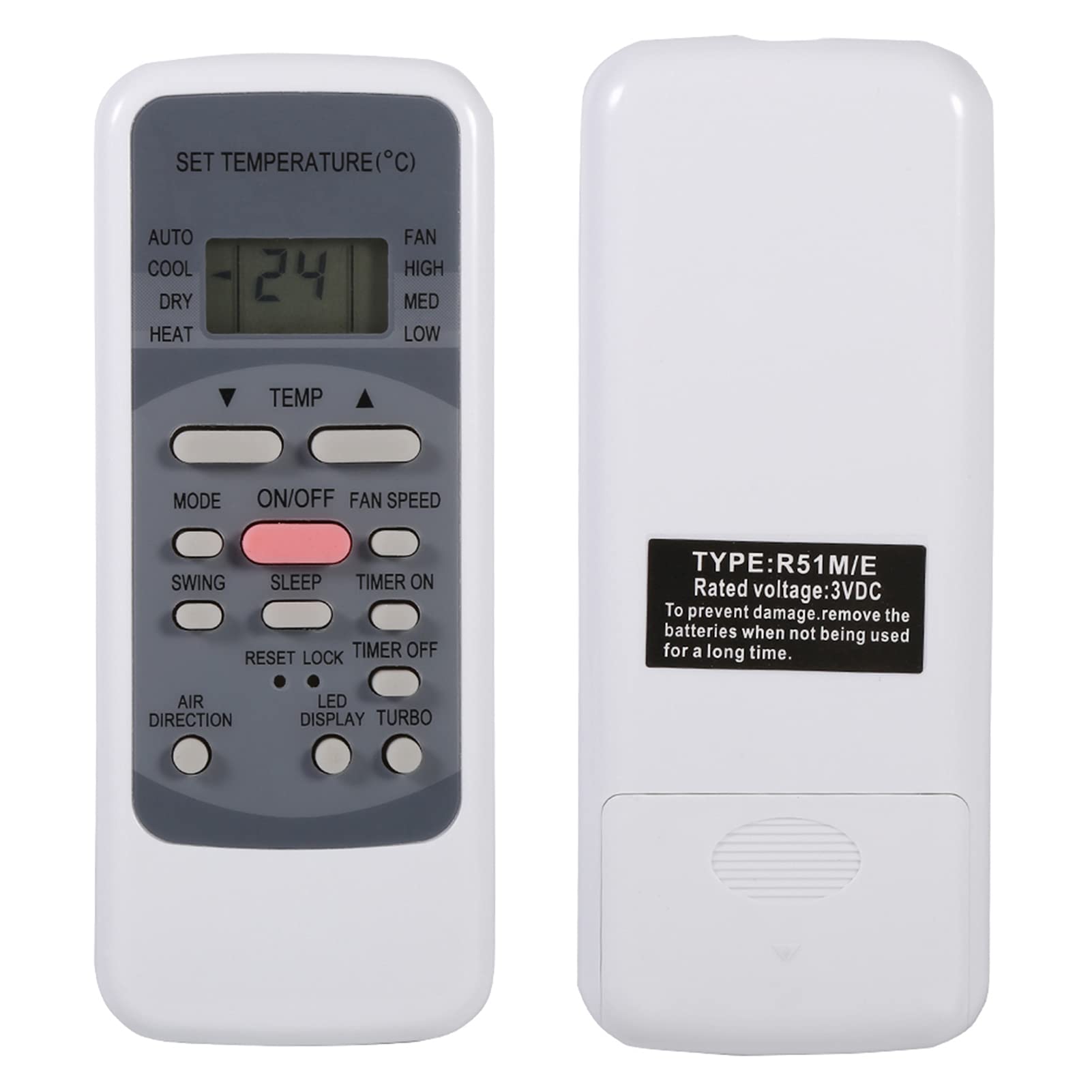 Kuuleyn R51M/E telecomando condizionatore universale con orologio