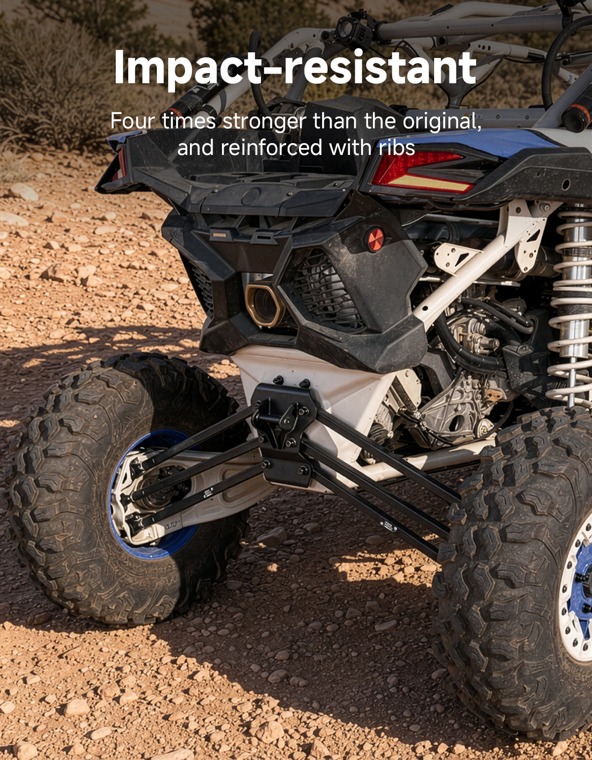 Kemimoto Maverick X3 bracci posteriori 72 pollici acciaio rinforzato