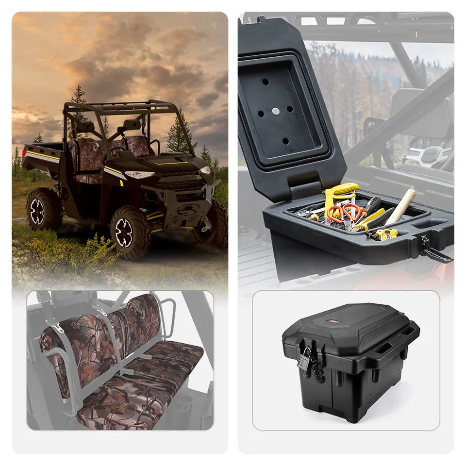 KEMIMOTO Coprisedili Mimetici + Baule 45L Ranger