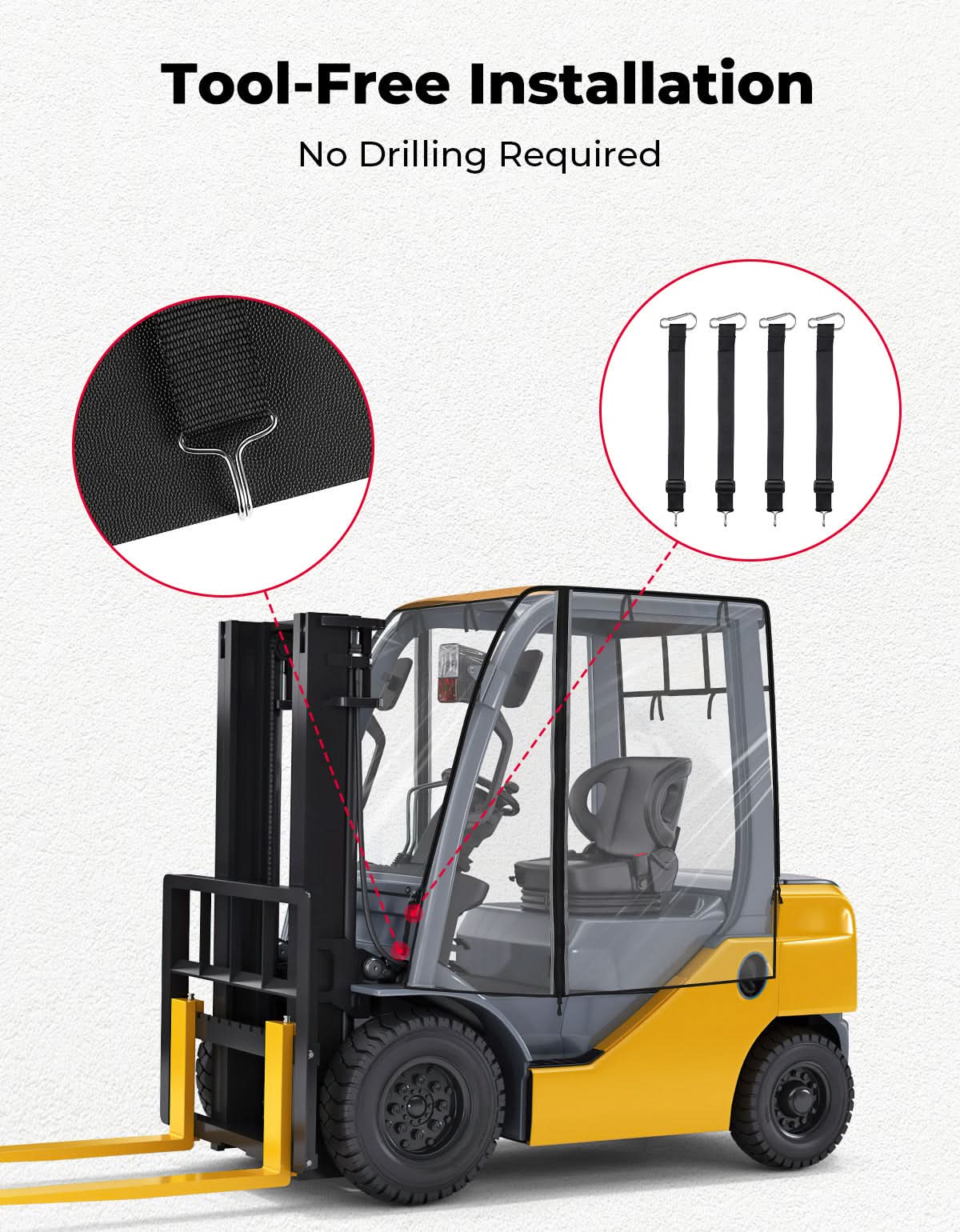 KEMIMOTO telo coprimuletto impermeabile 6000 lb con lunotto