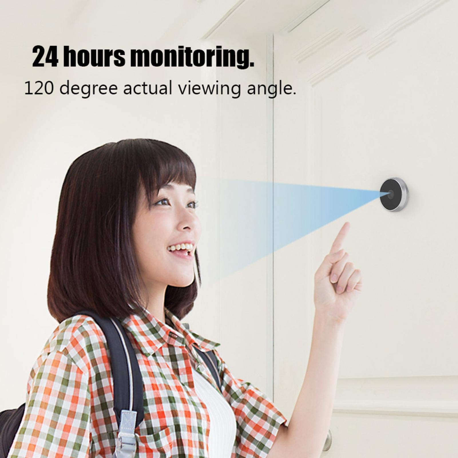 Kuuleyn Spioncino Digitale LCD 3,5 Pollici 120 Gradi