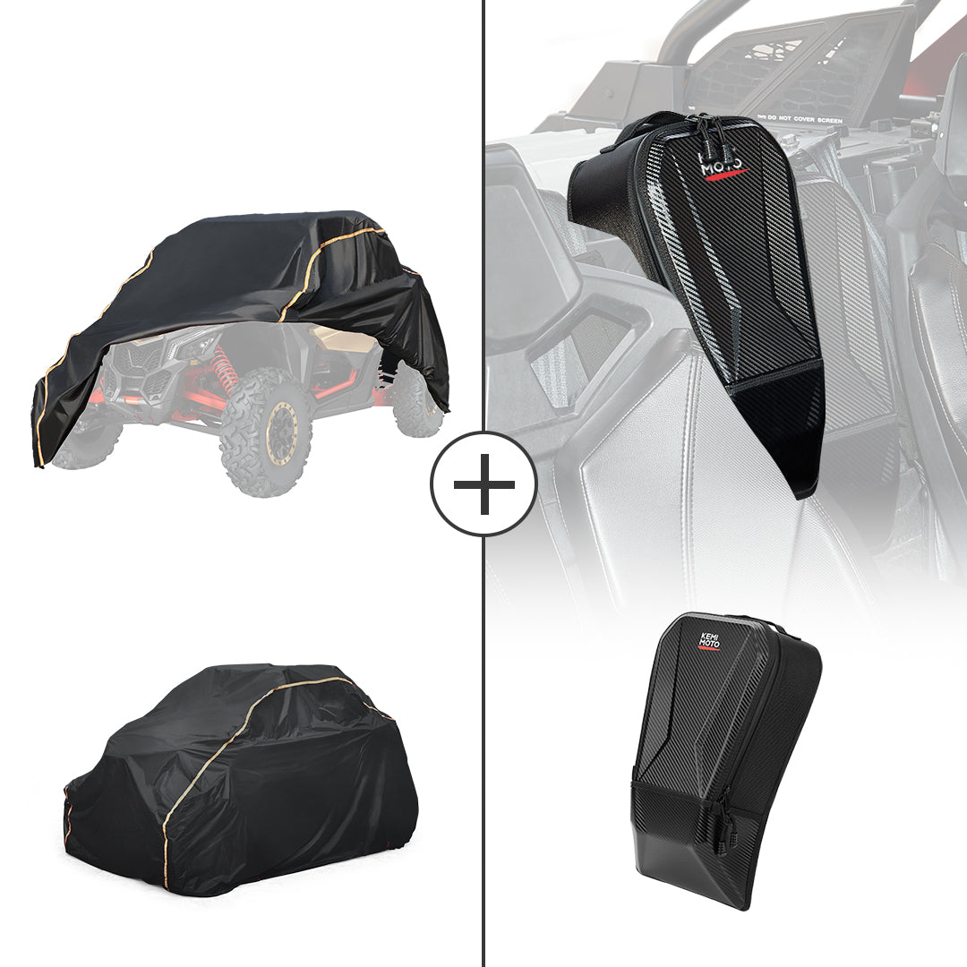 KEMIMOTO Maverick X3 borsa centrale + telo UTV