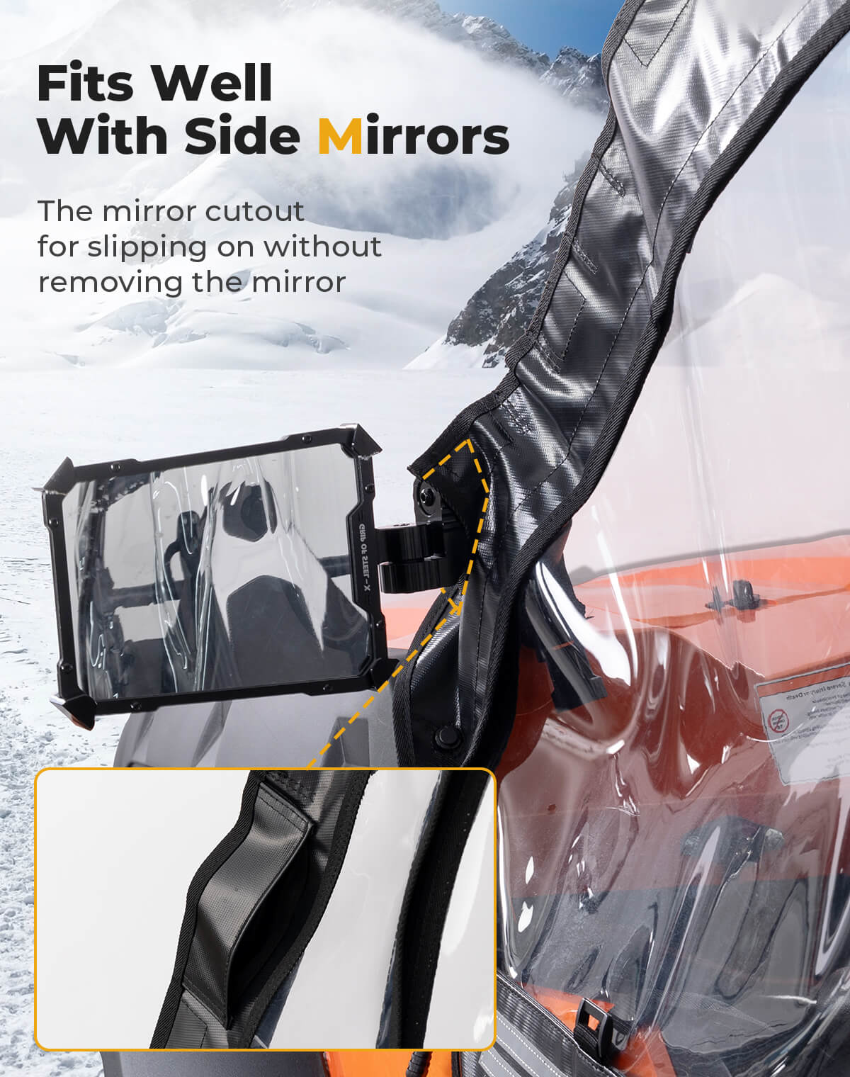 KEMIMOTO Cabina Morbida CFMOTO ZFORCE 500 800 1000 TPU