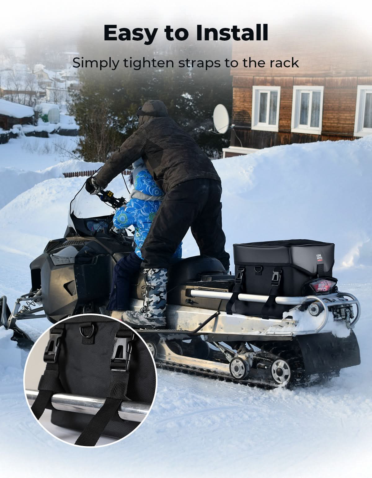 KEMIMOTO borsa portatutto 16L impermeabile