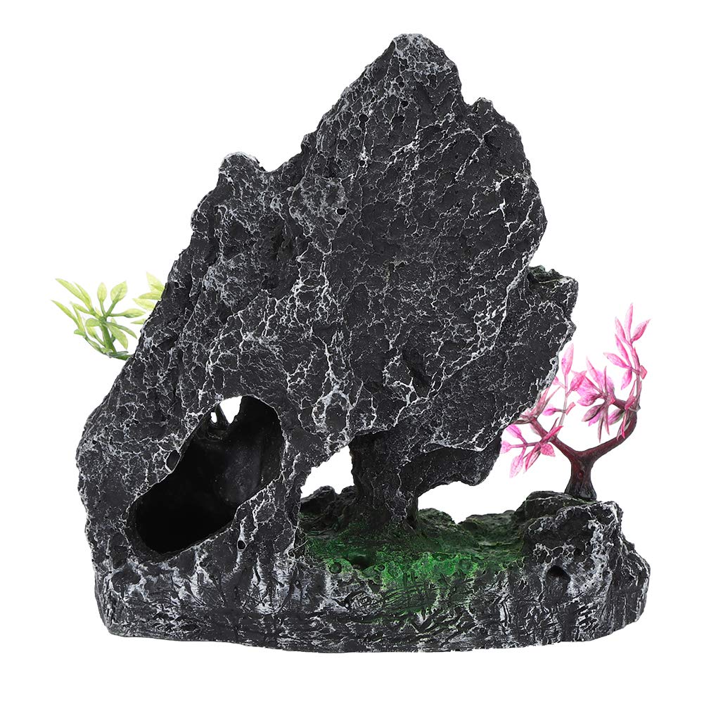 Kuuleyn CL002 Decorazione Acquario Resina Giardino Roccioso