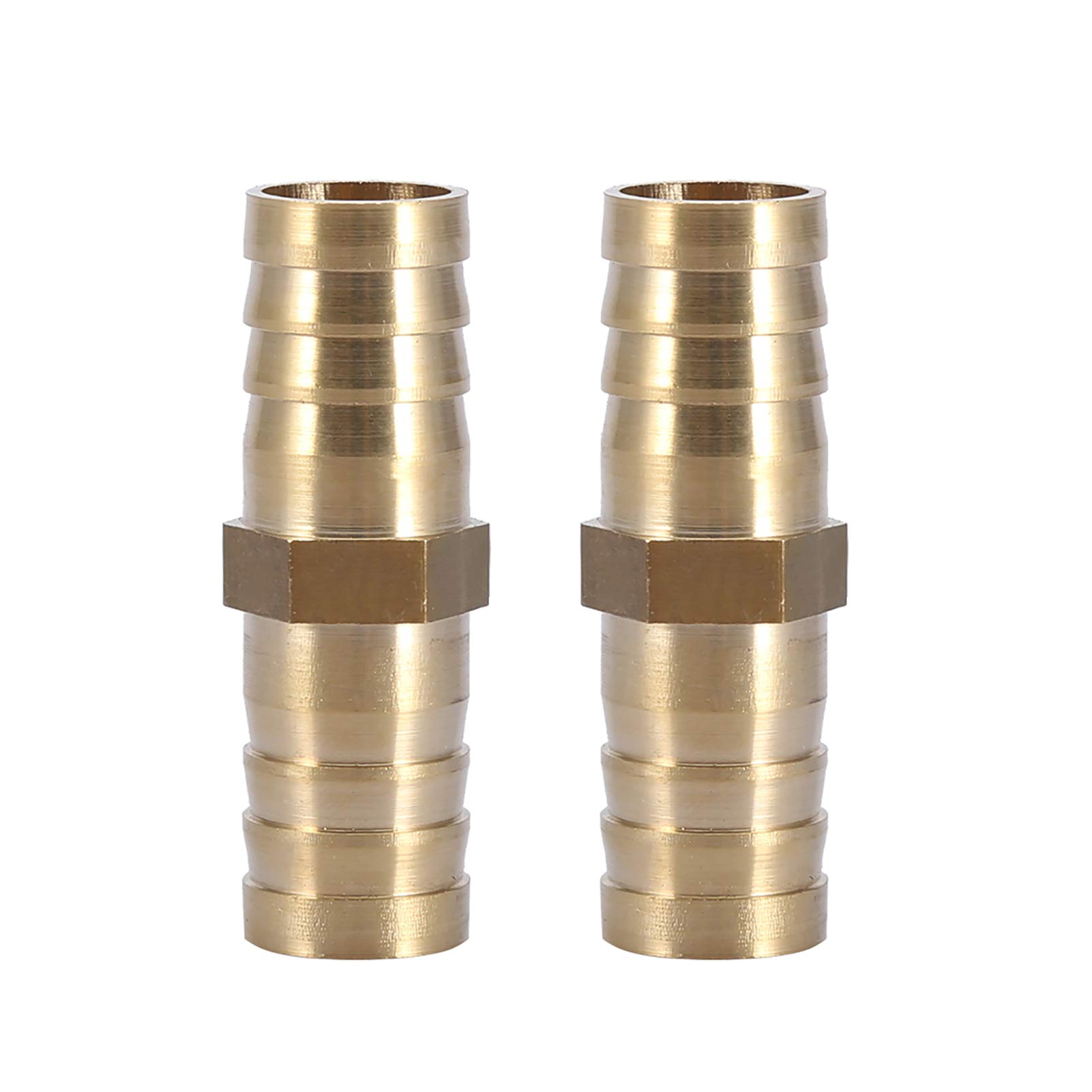 Kuuleyn Raccordo Diritto Ottone 14 mm 2 Pezzi per Tubo