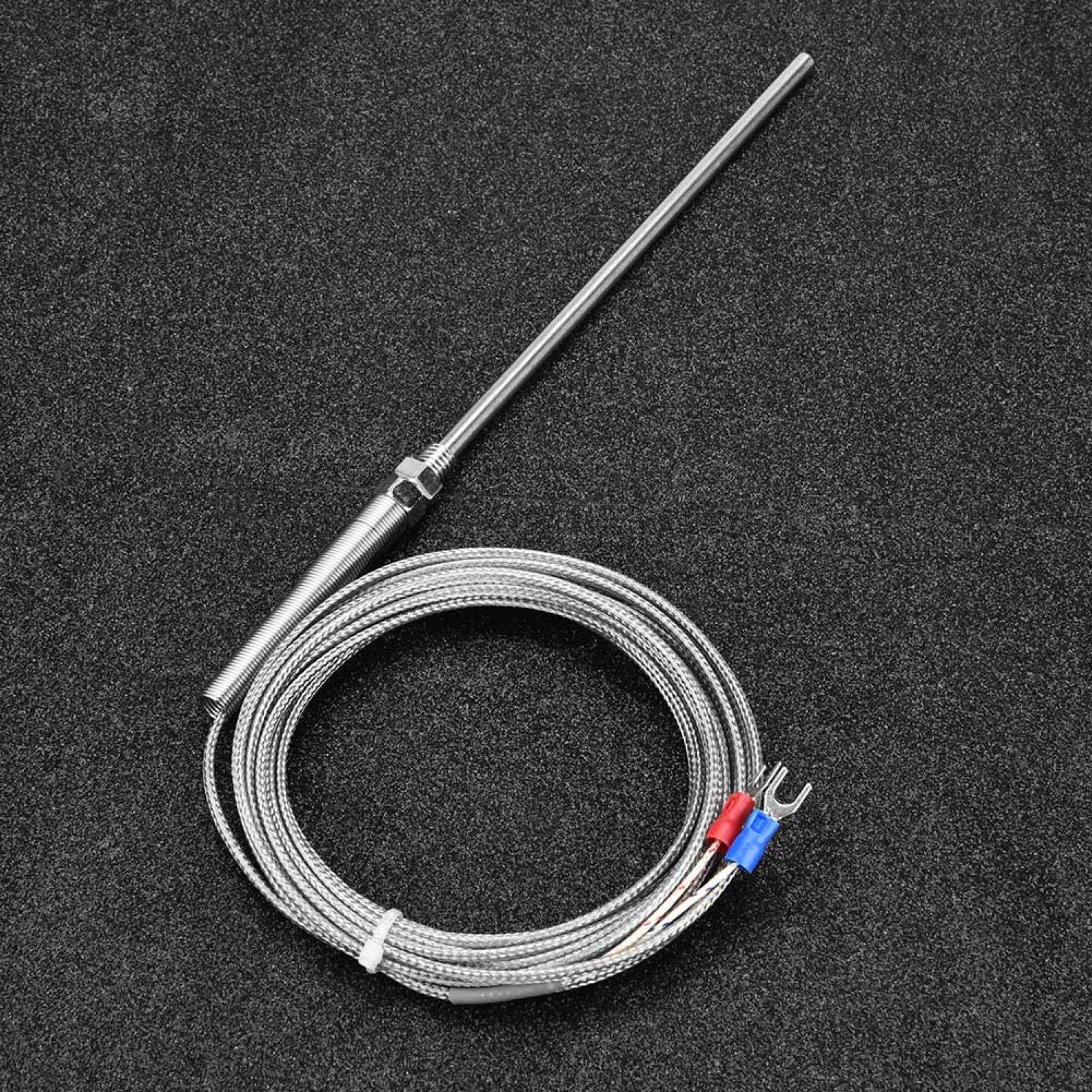 Kuuleyn Tipo K termocoppia M8 150mm 2pz cavo 5m 400°C