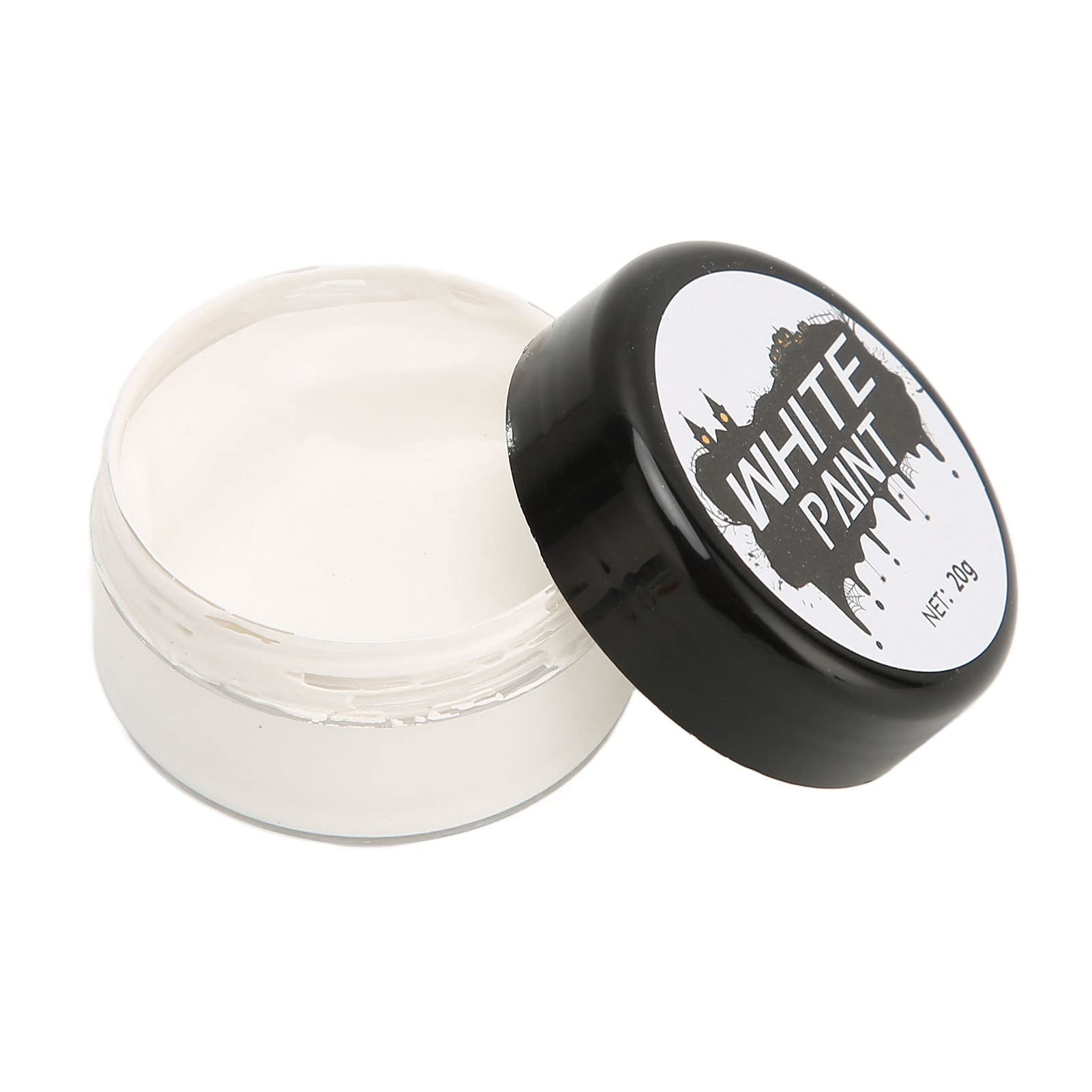 Kuuleyn Kit Pittura Viso Corpo Bianco Nero 2 Pennelli