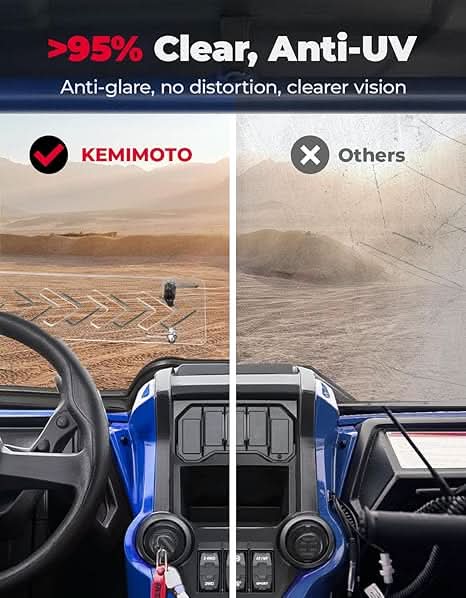 Kemimoto Talon 1000 parabrezza anteriore ventilato scorrevole