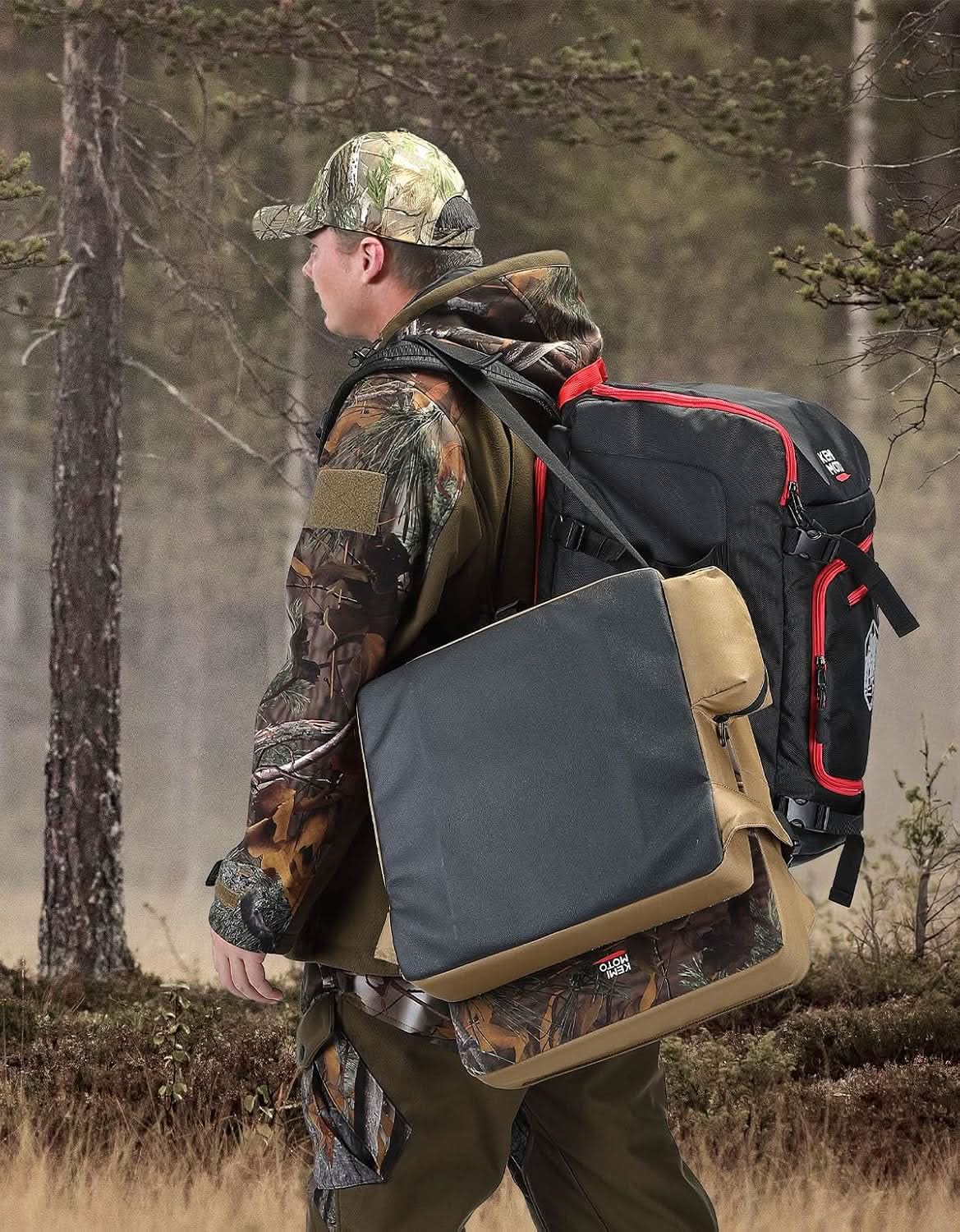 KEMIMOTO cuscino seduta riscaldato caccia 20000mAh mimetico