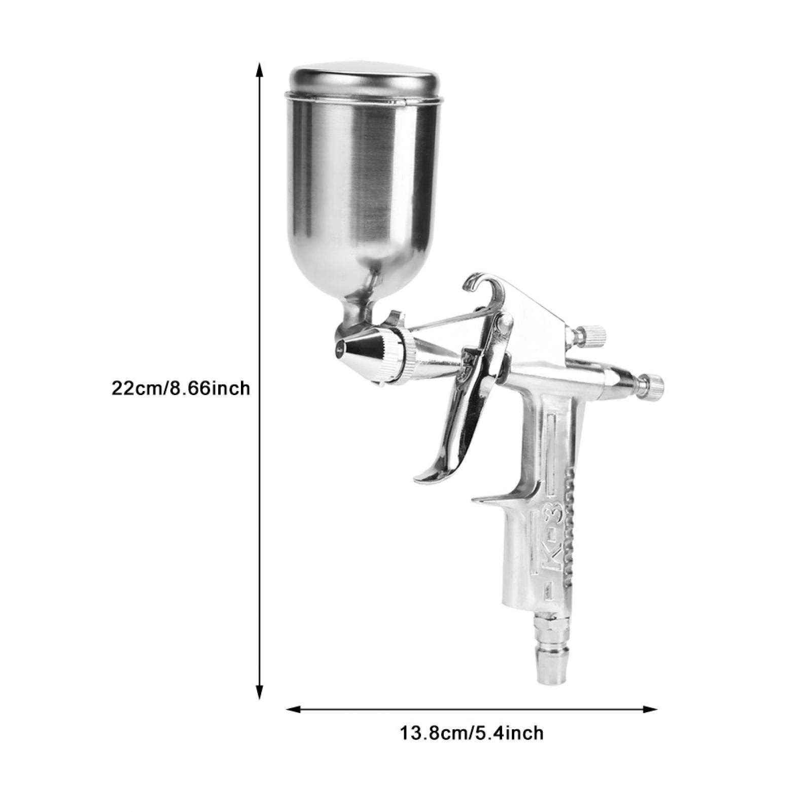 Kuuleyn 0,5 mm pistola a spruzzo pneumatica 150 ml acciaio