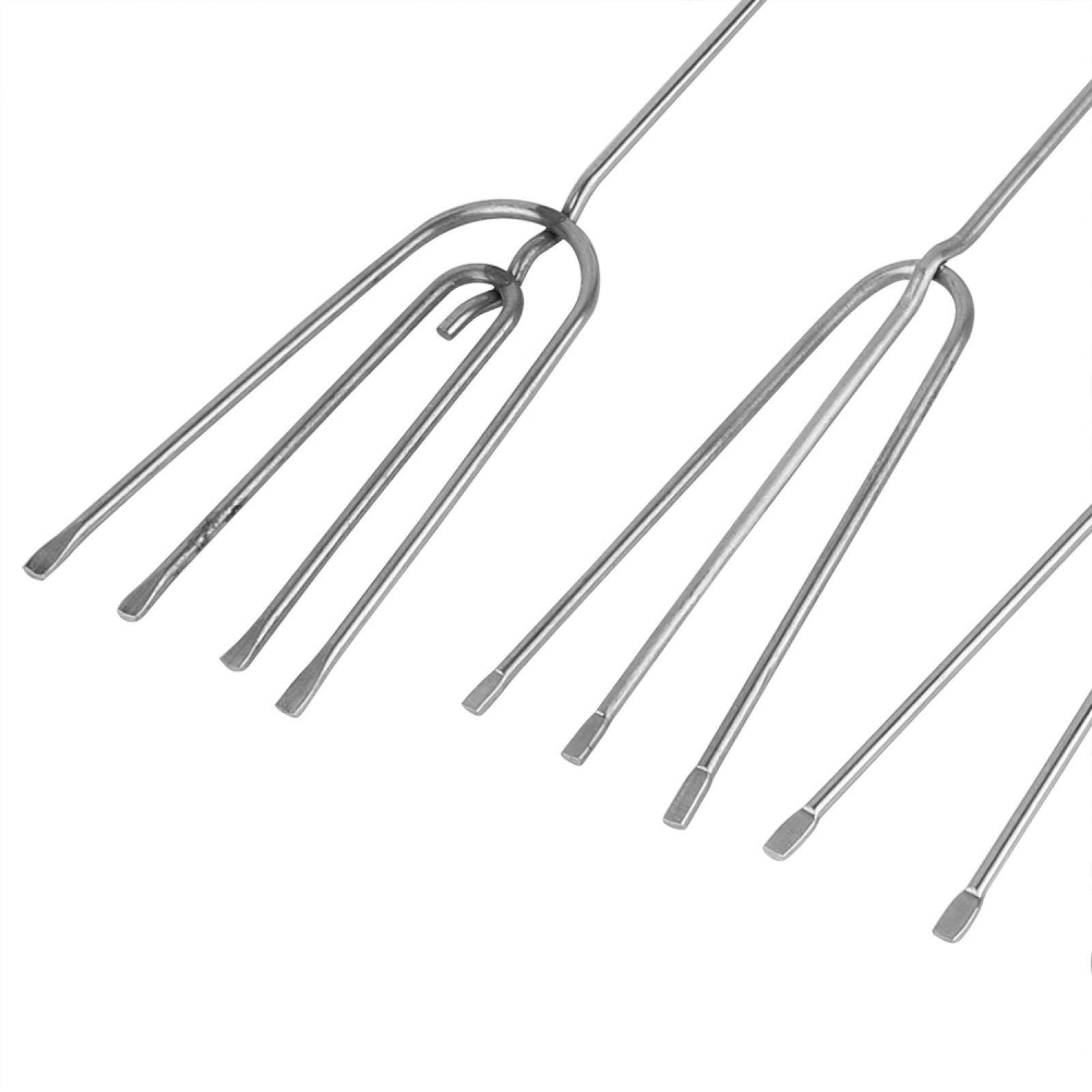 Kuuleyn Set 10 Forchette Cioccolato Acciaio Inox 22 cm