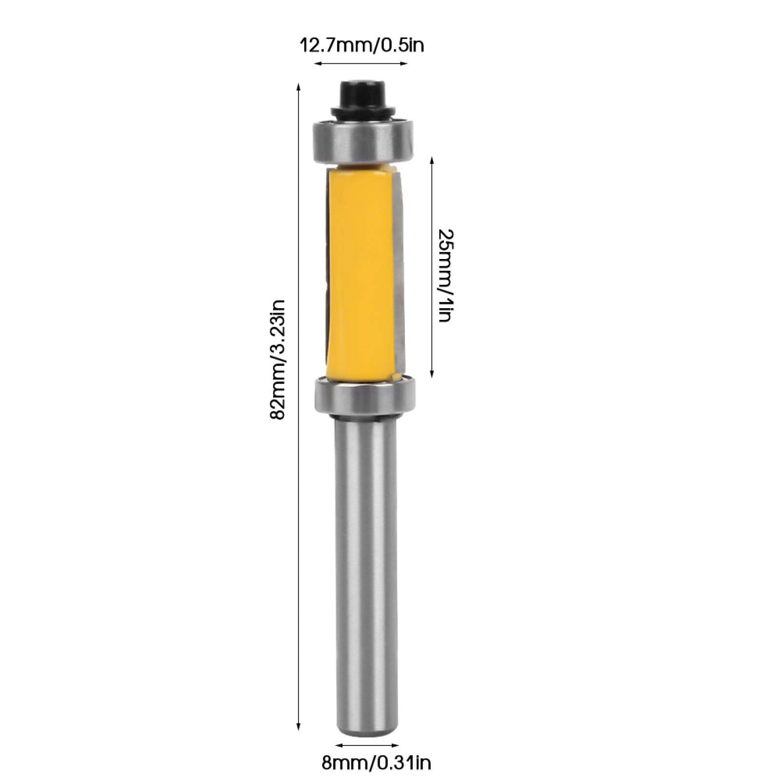 Kuuleyn fresa per bordi legno 8 mm doppio cuscinetto