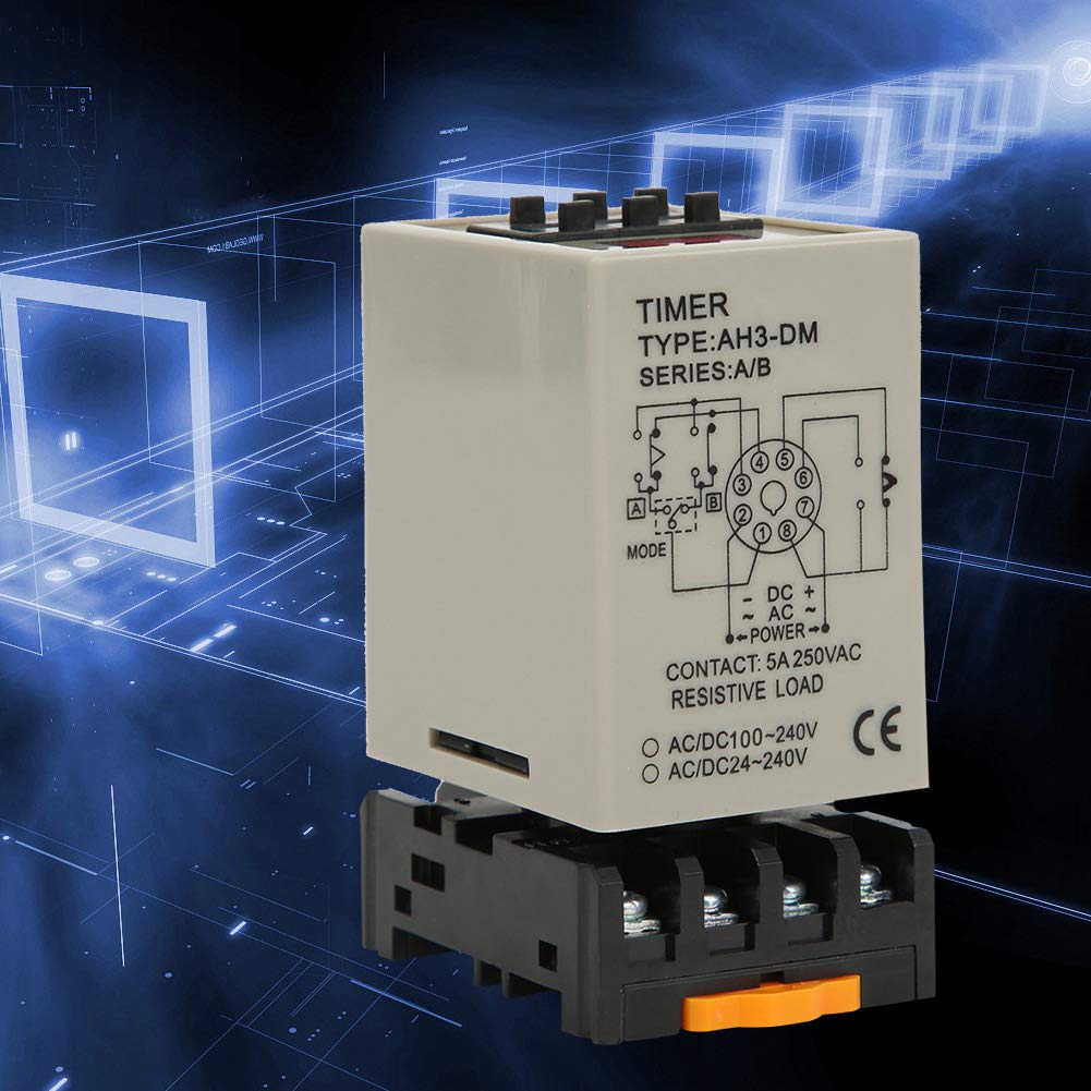 Kuuleyn AH3-DM relè temporizzato AC220V con base