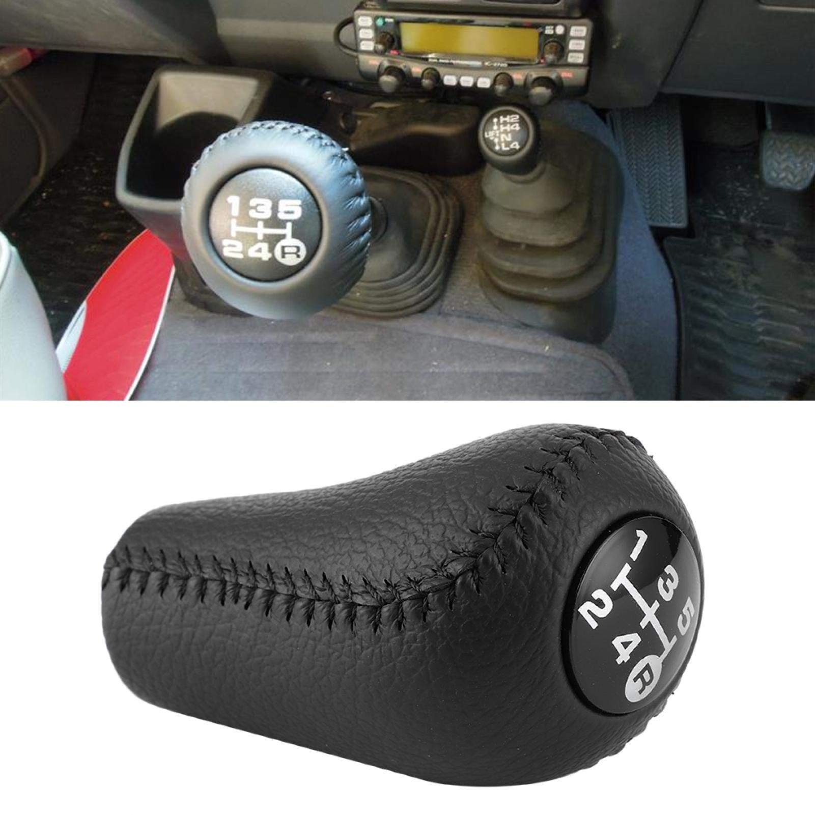 Kuuleyn 33504-20120-C0 Pomello Cambio Pelle Nera Toyota